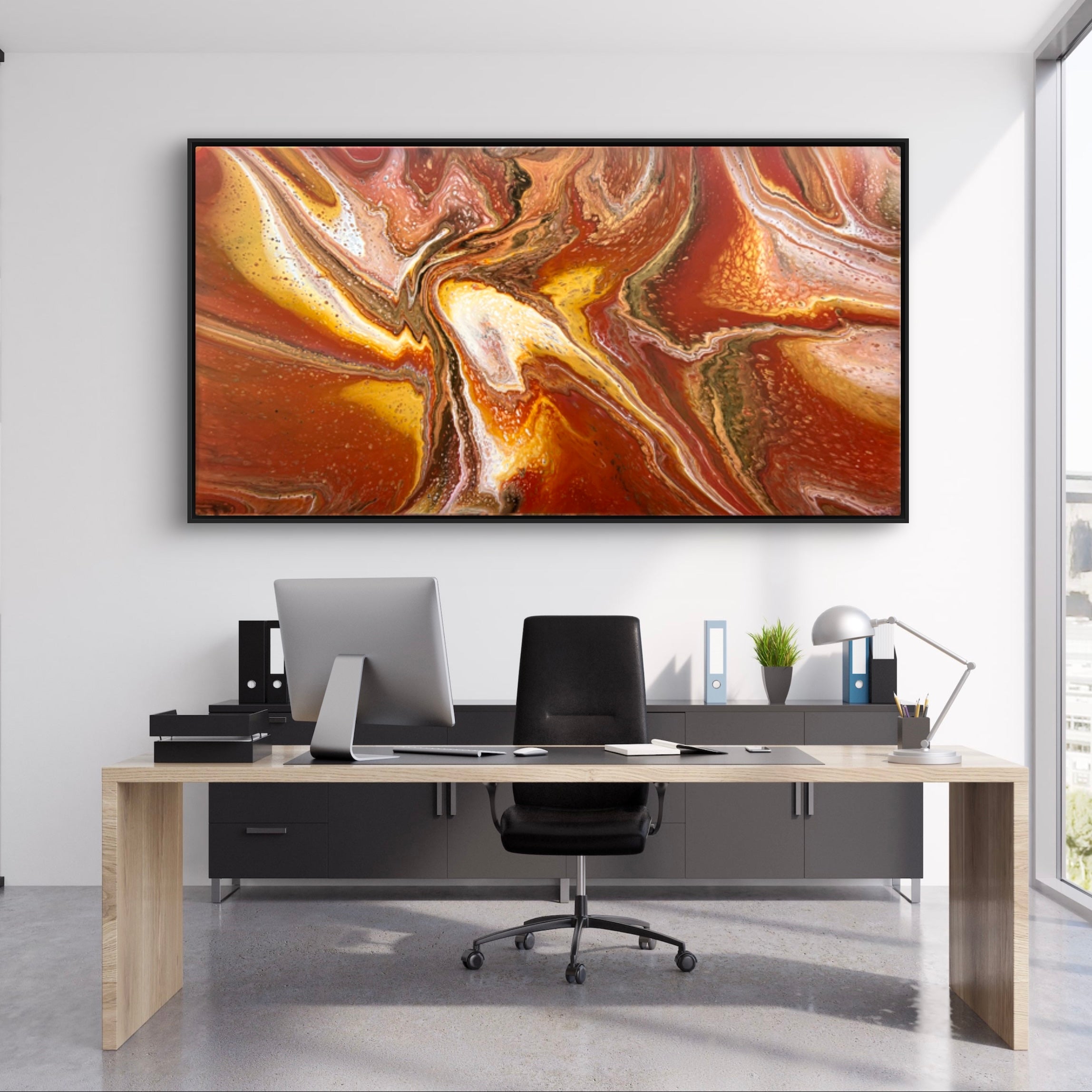 Phoenix Rising 190cm x 100cm Abstract Art Painting