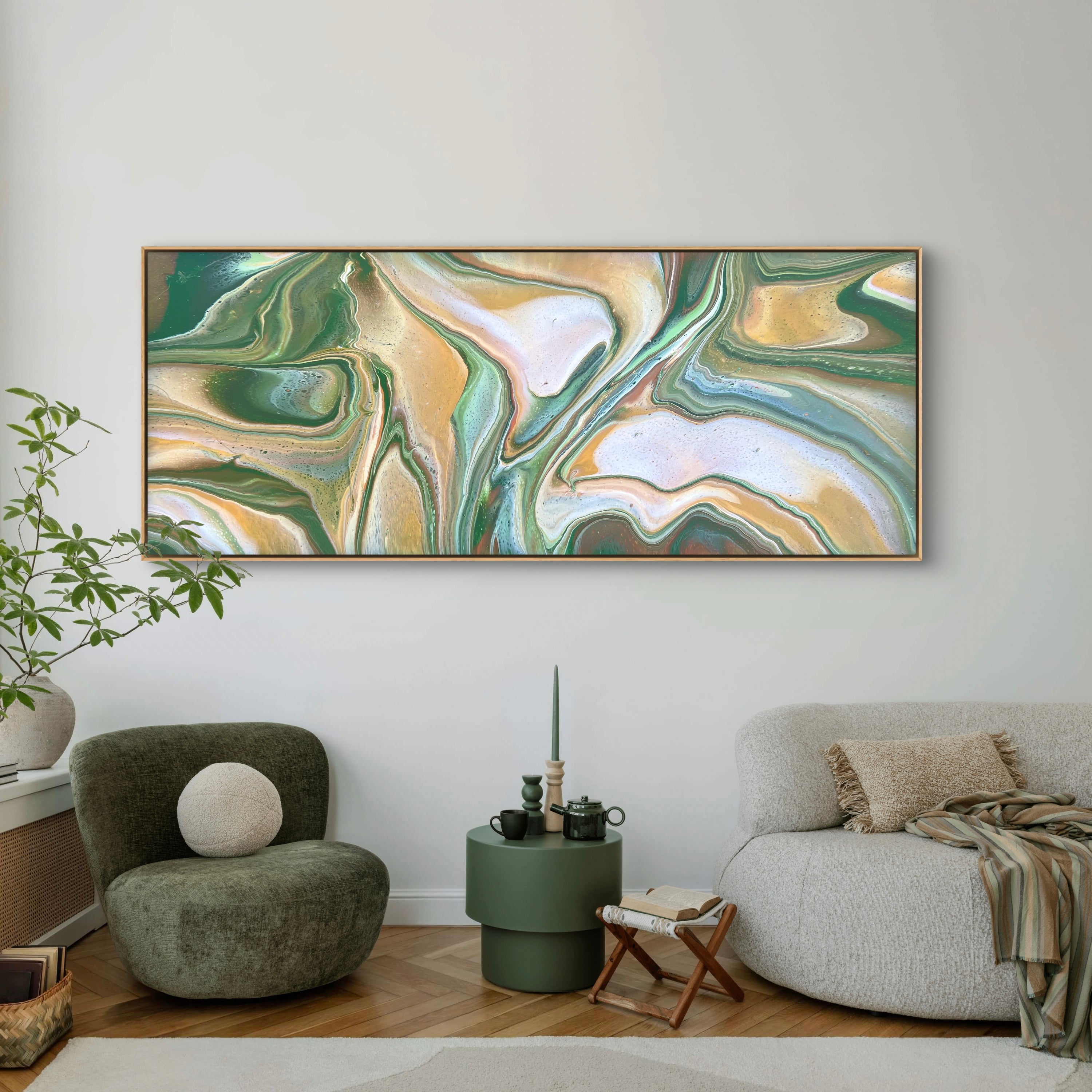 Sanctuary 200cm x 80cm Abstract Art Painting