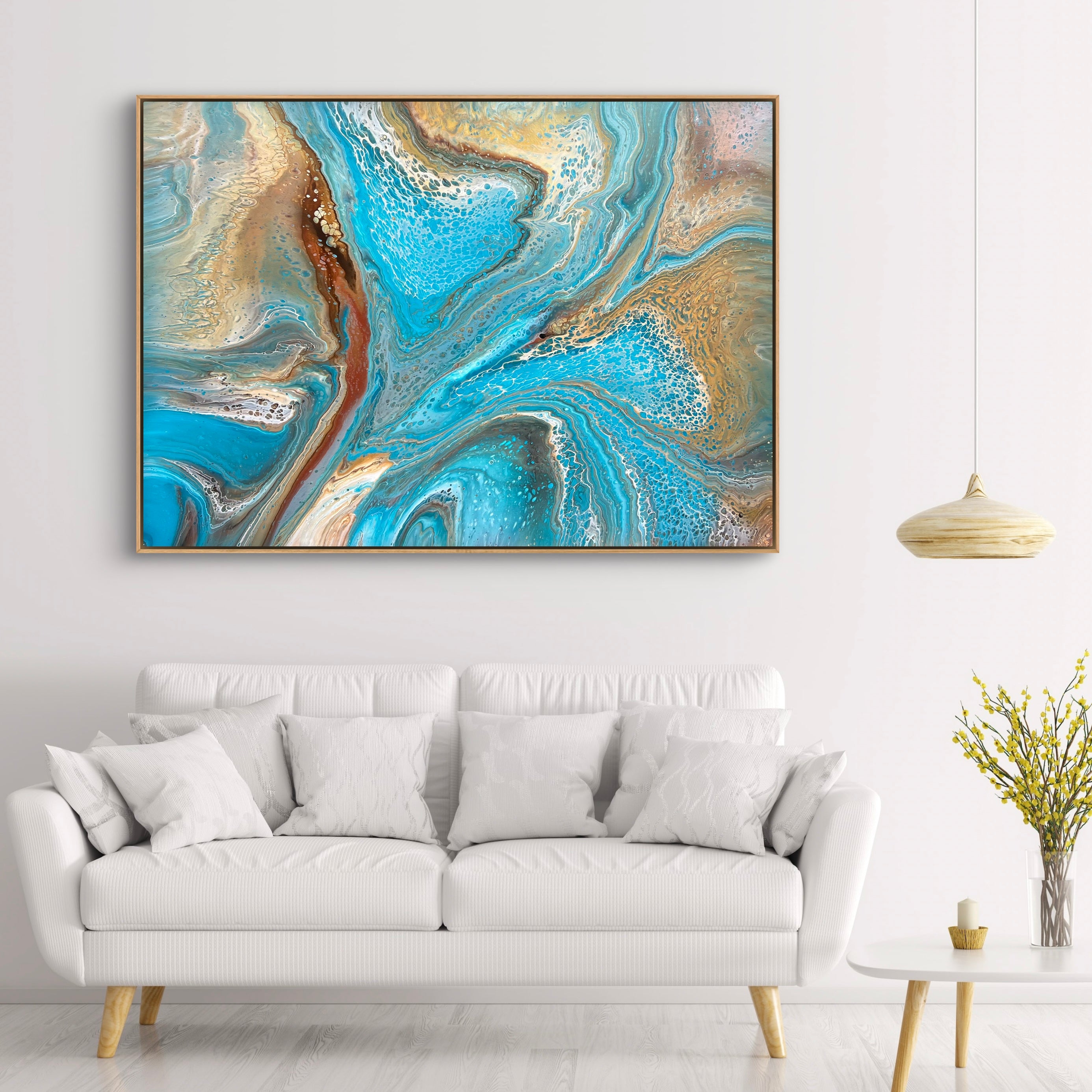 Summer Drift 140cm x 100cm Abstract Art Painting (SOLD)