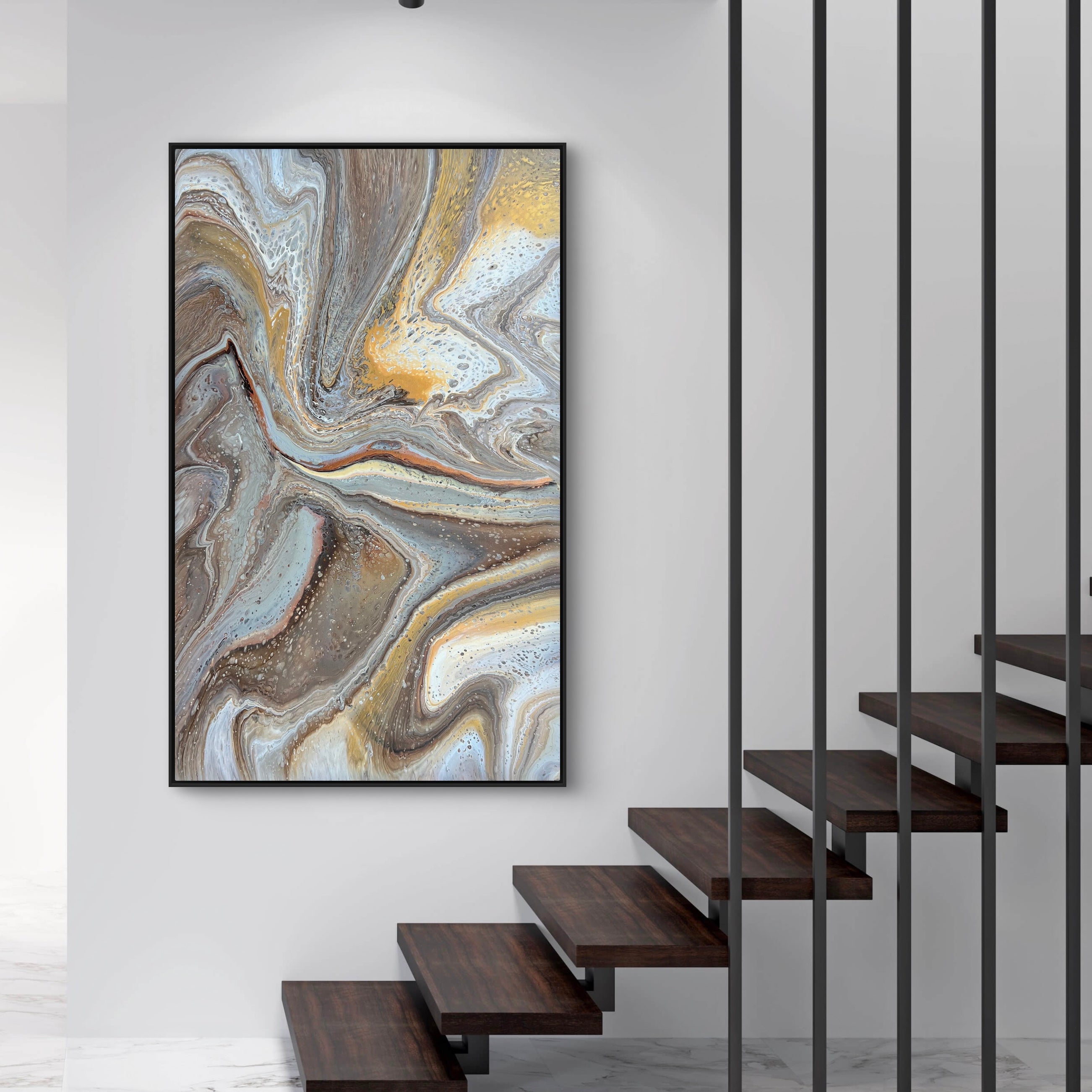 Natures Palette 160cm x 100cm Abstract Art Painting (SOLD)