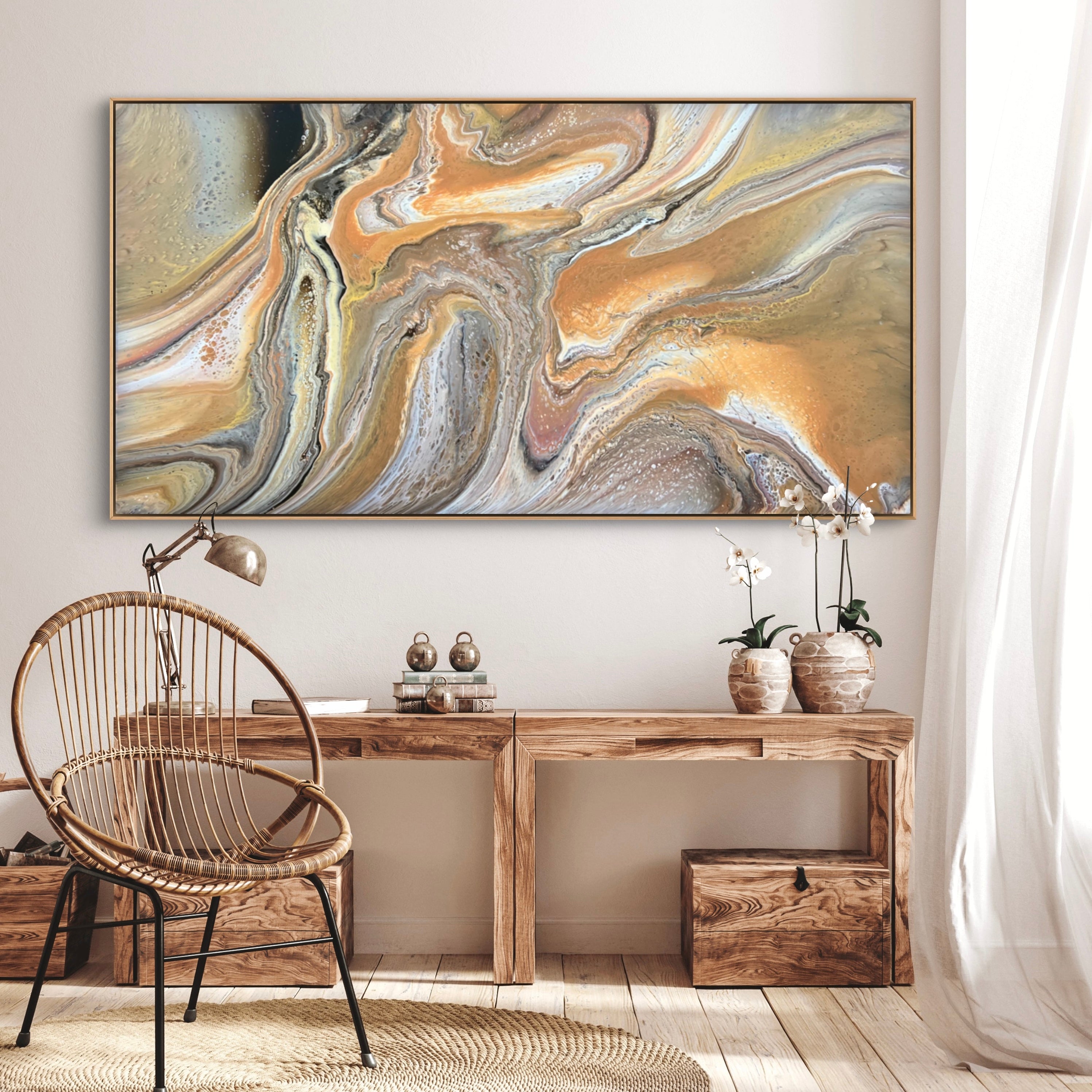 Rustic Seclusion 190cm x 100cm Abstract Art Painting