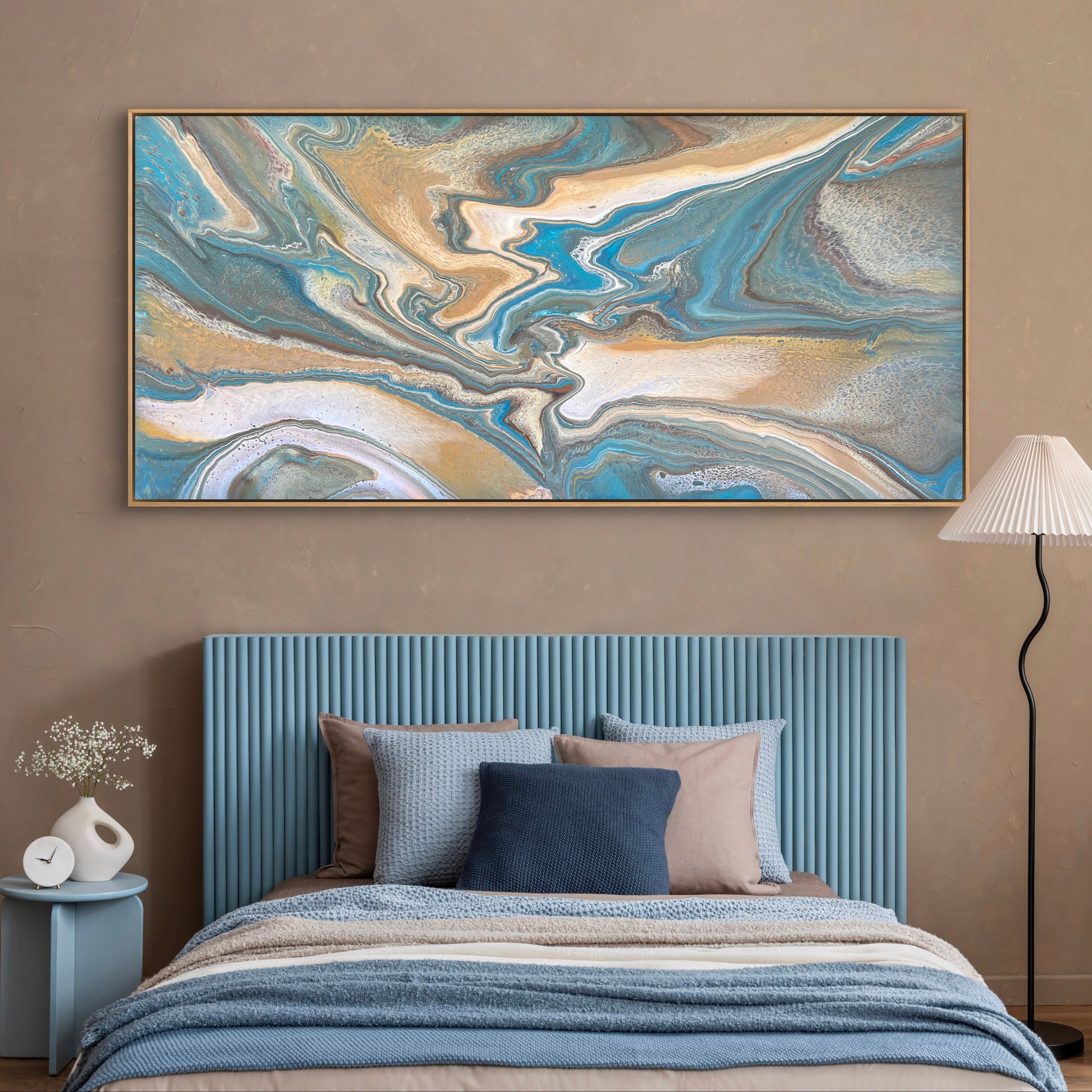 Coastal Allure 190cm x 90cm Abstract Art Painting (SOLD)