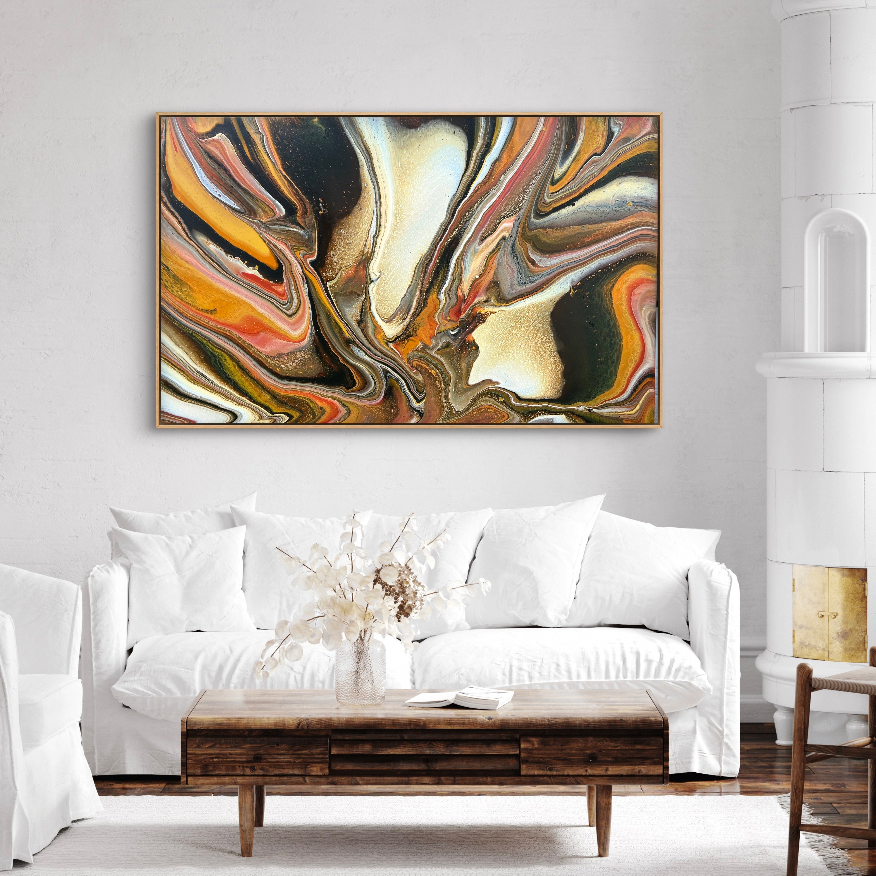 Outback Rune 160cm x 100cm Abstract Art Painting