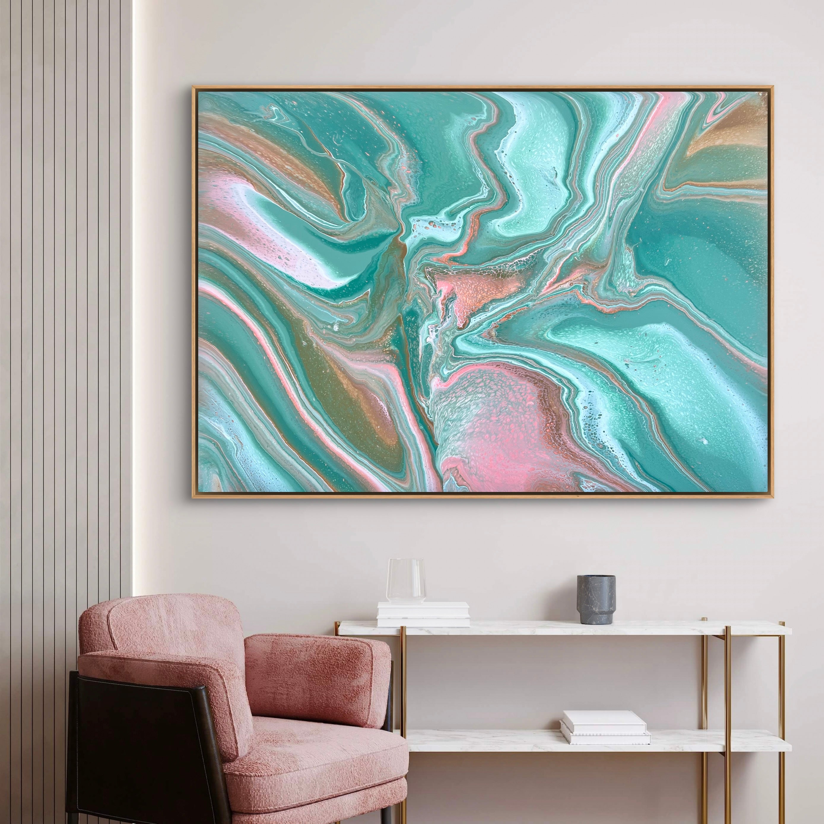 Jade Blossom 140cm x 100cm Abstract Art Painting