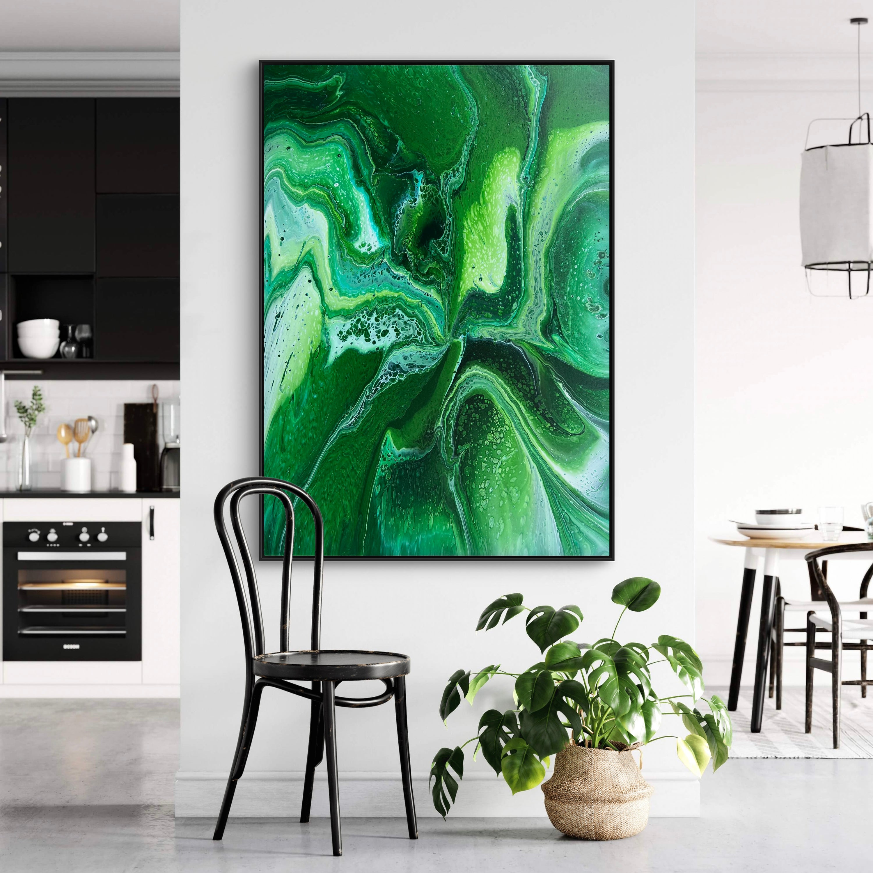 Greenery 140cm x 100cm Abstract Art Painting