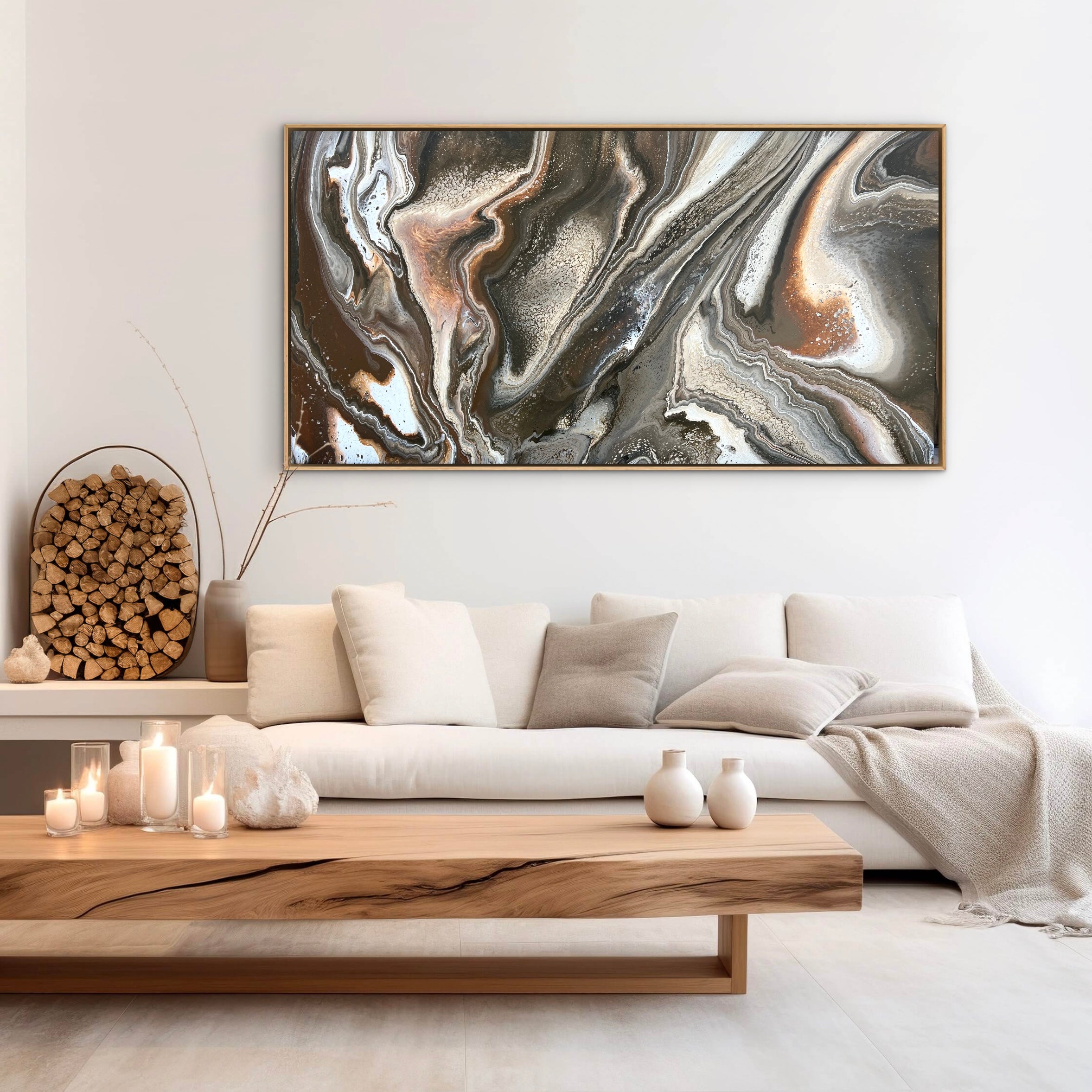 Rustic Echo 190cm x 100cm Abstract Art Painting