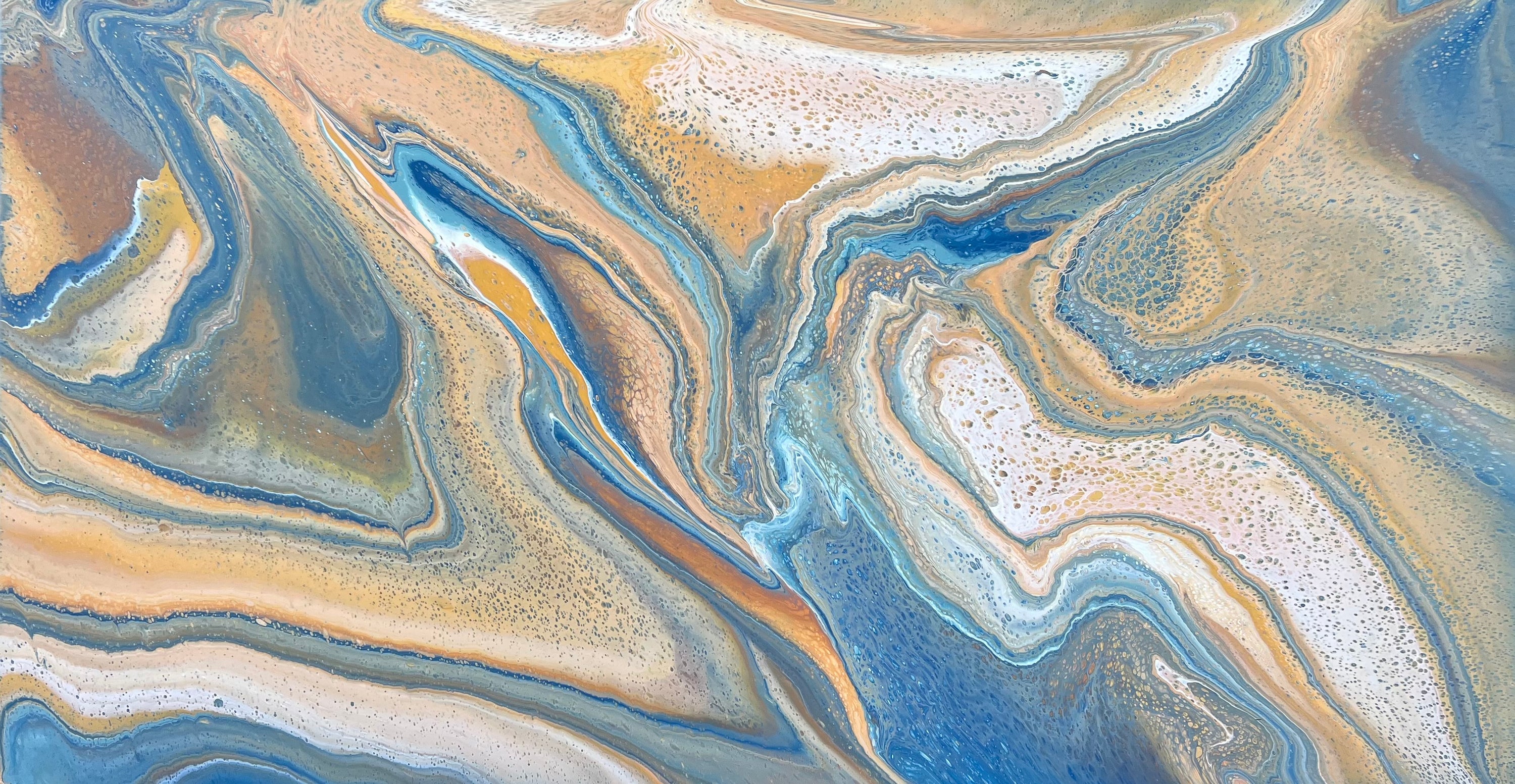 Coastal Daydream 190cm x 100cm Abstract Art Painting (SOLD)