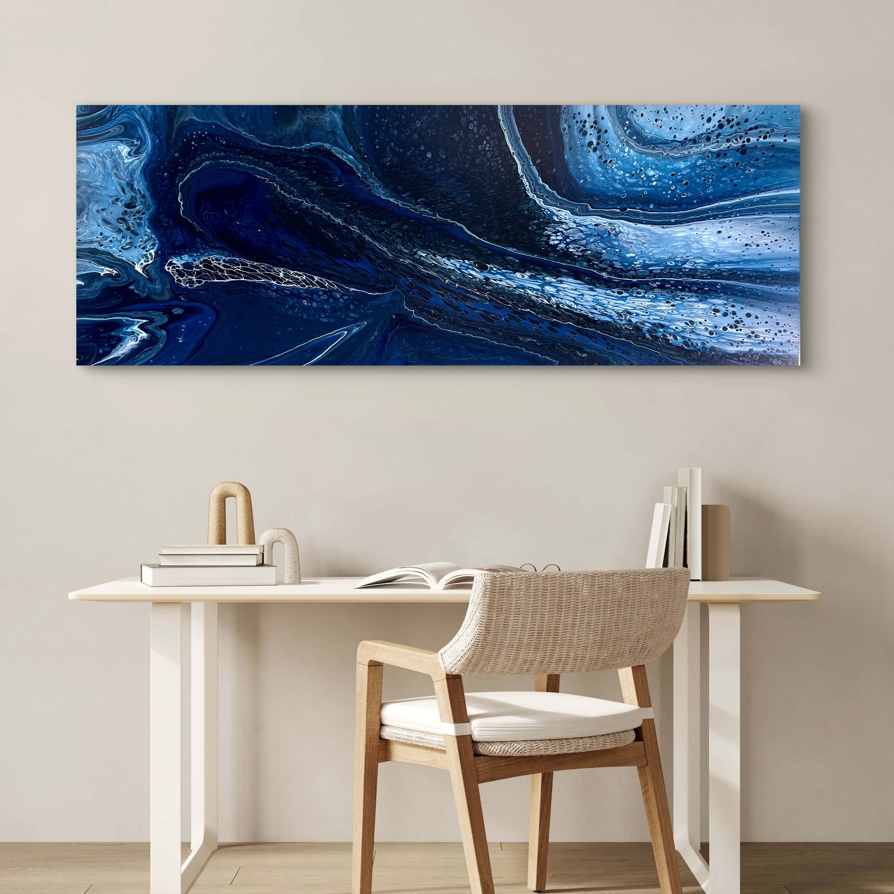Midnight Dreams 160cm x 60cm Abstract Art Painting