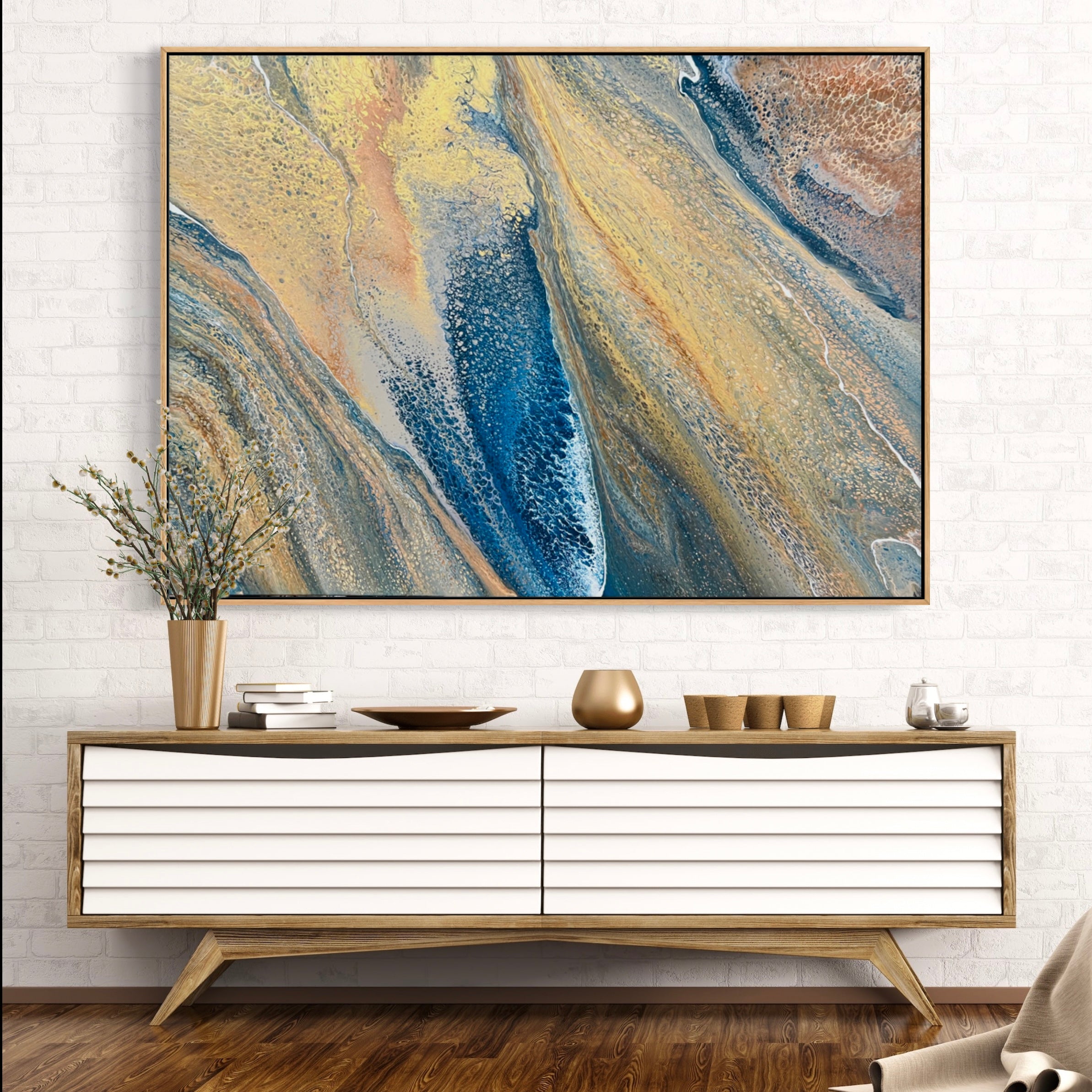 Oasis 140cm x 100cm Abstract Art Painting (SOLD)