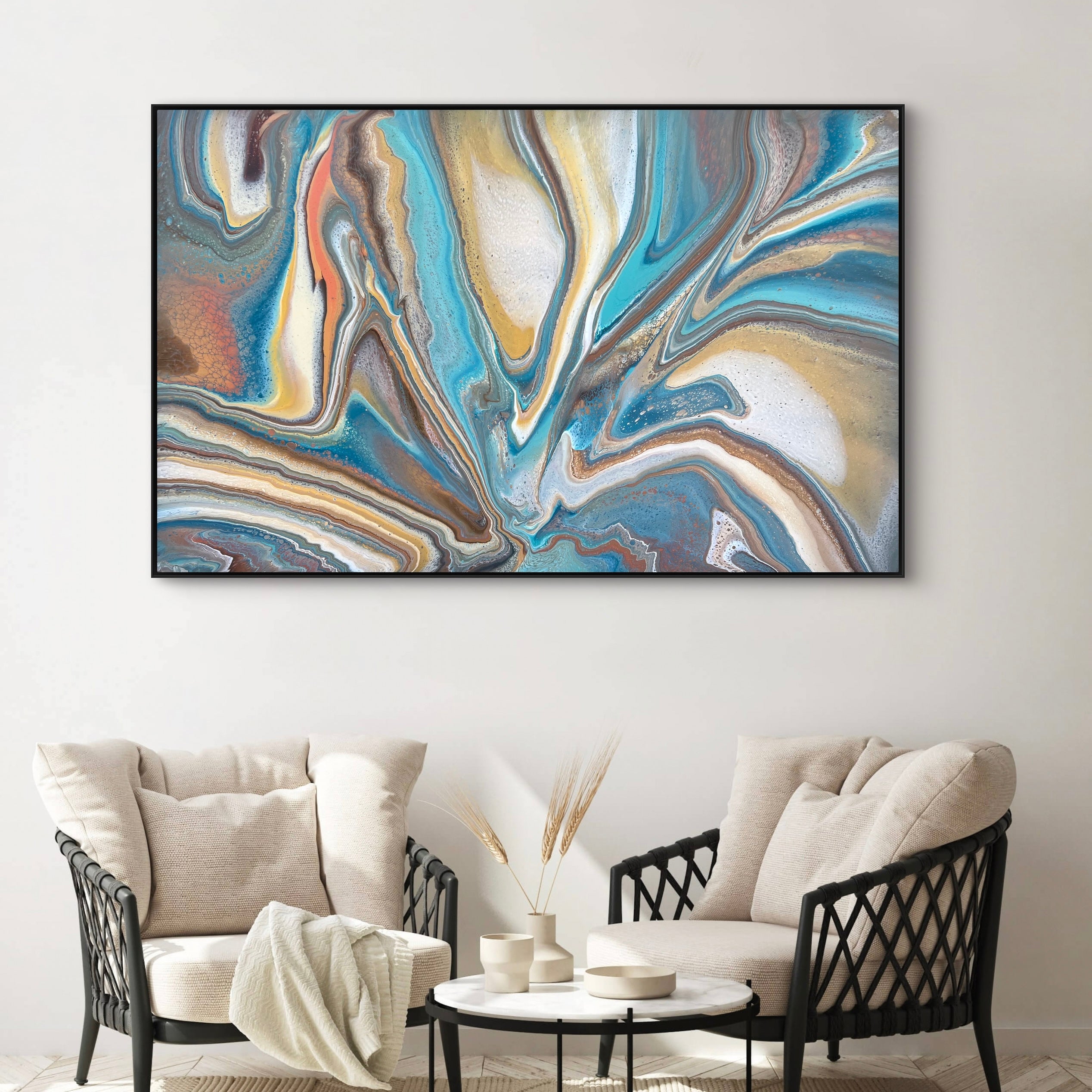Coastal Motion 160cm x 100cm Abstract Art Painting (SOLD)