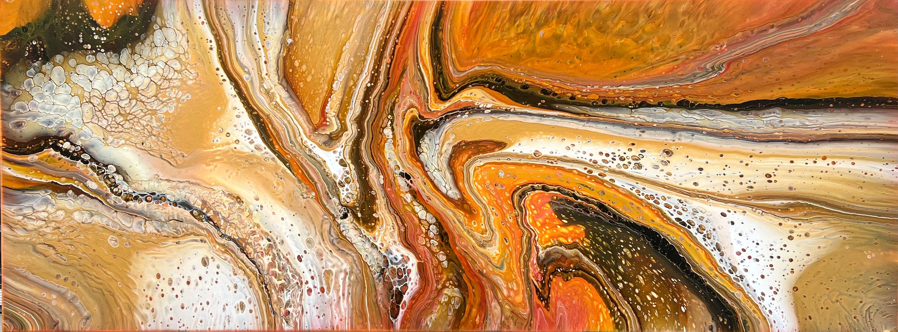 Sienna Ritz 160cm x 60cm Abstract Art Painting (SOLD)