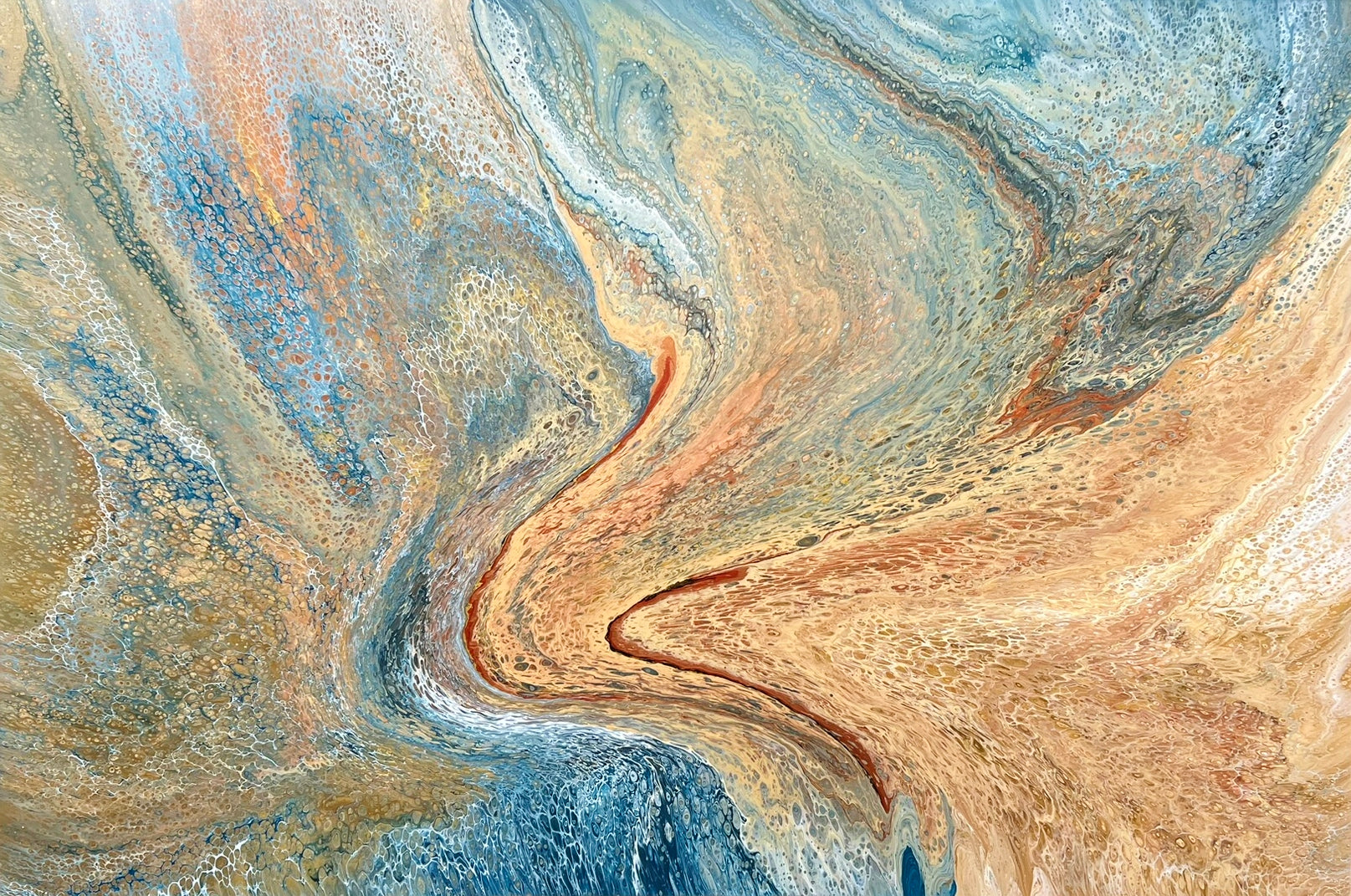 The Headland 183cm x 122cm Abstract Art Painting (SOLD)