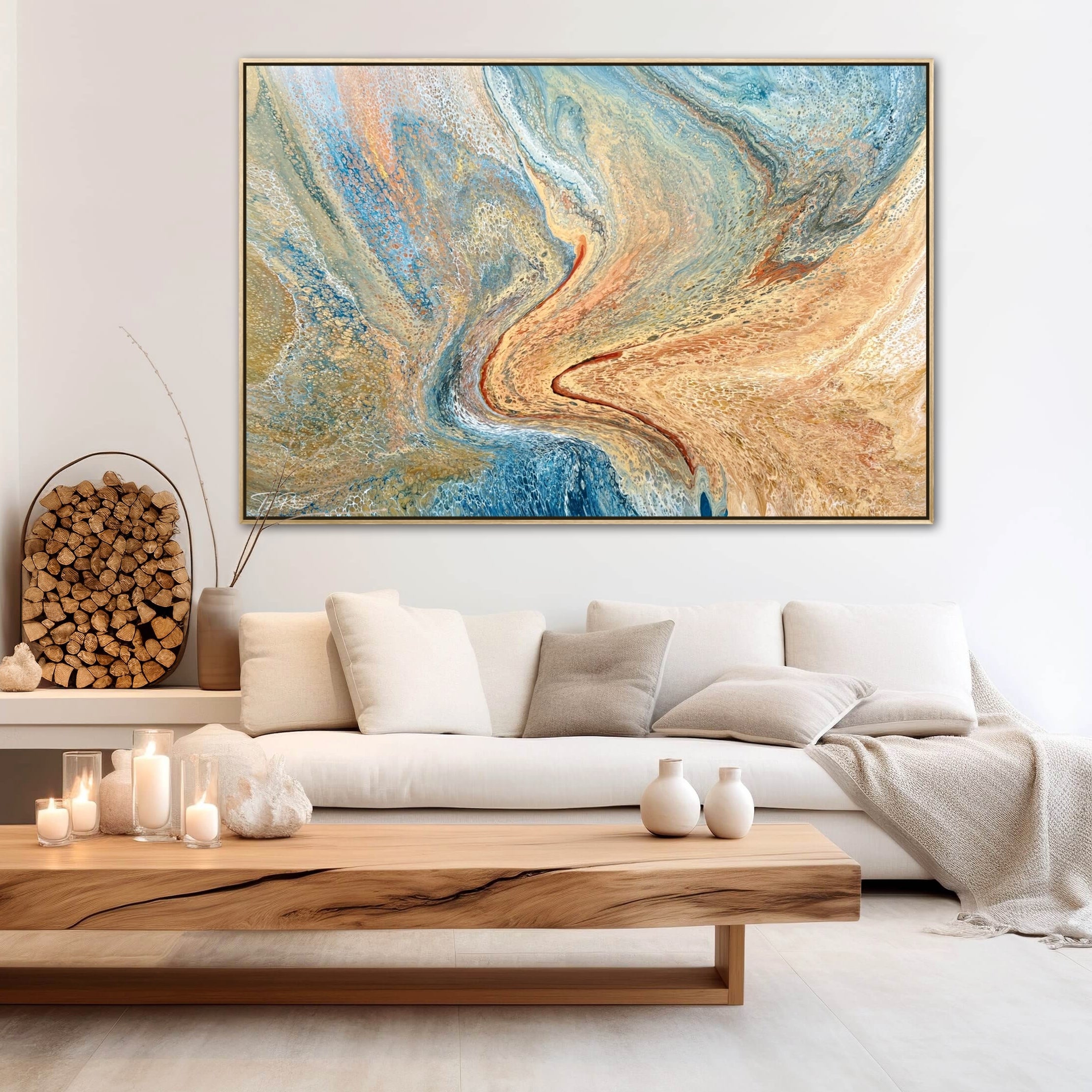 The Headland 183cm x 122cm Abstract Art Painting (SOLD)