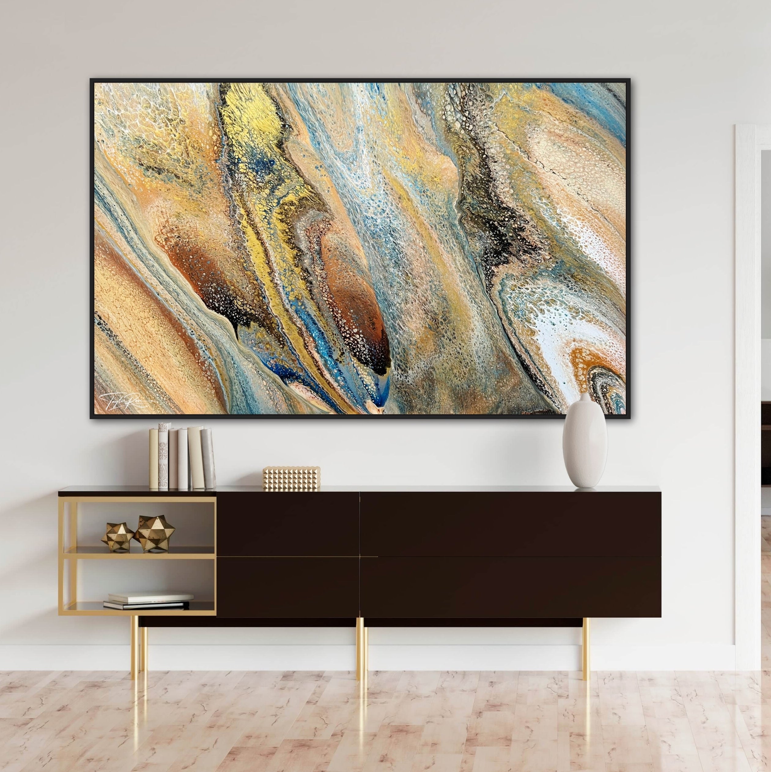 Tonic 160cm x 100cm Abstract Art Painting (SOLD)