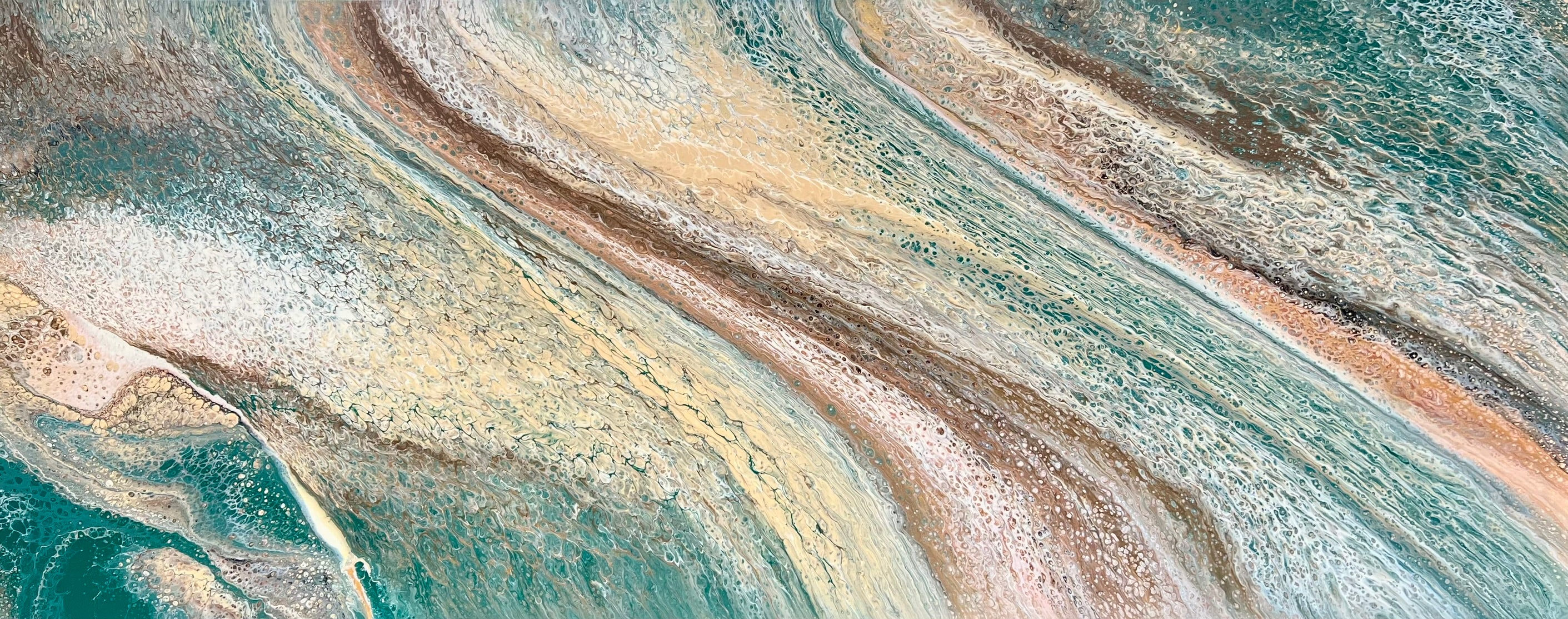 Organic 200cm x 80cm Abstract Art Painting (SOLD)