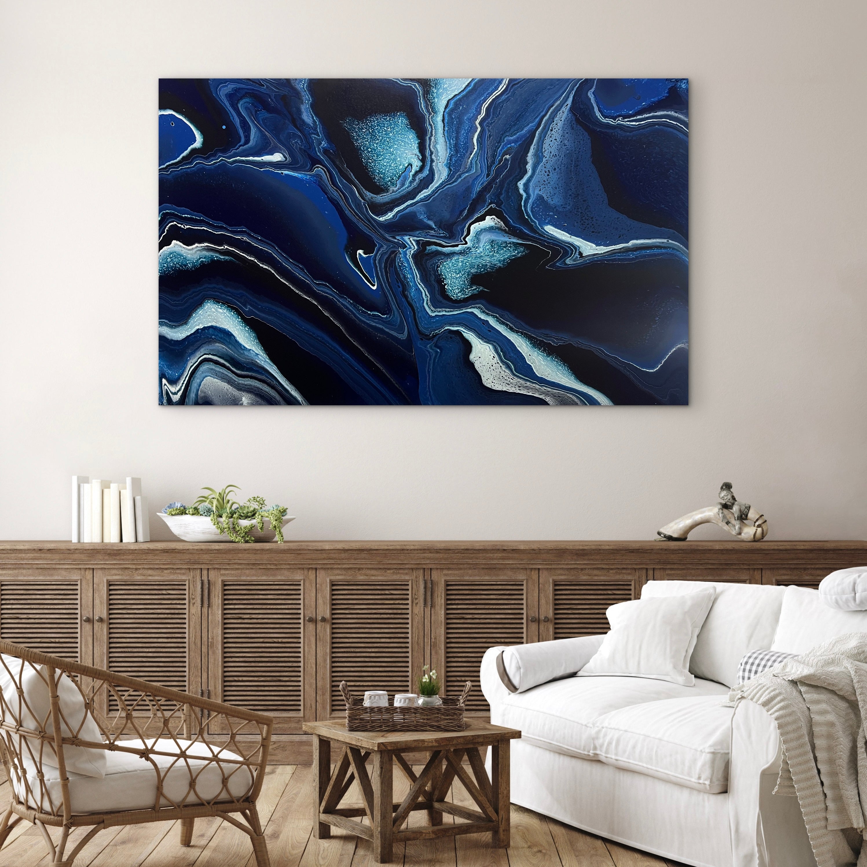 Dark Aura 160cm x 100cm Abstract Art Painting