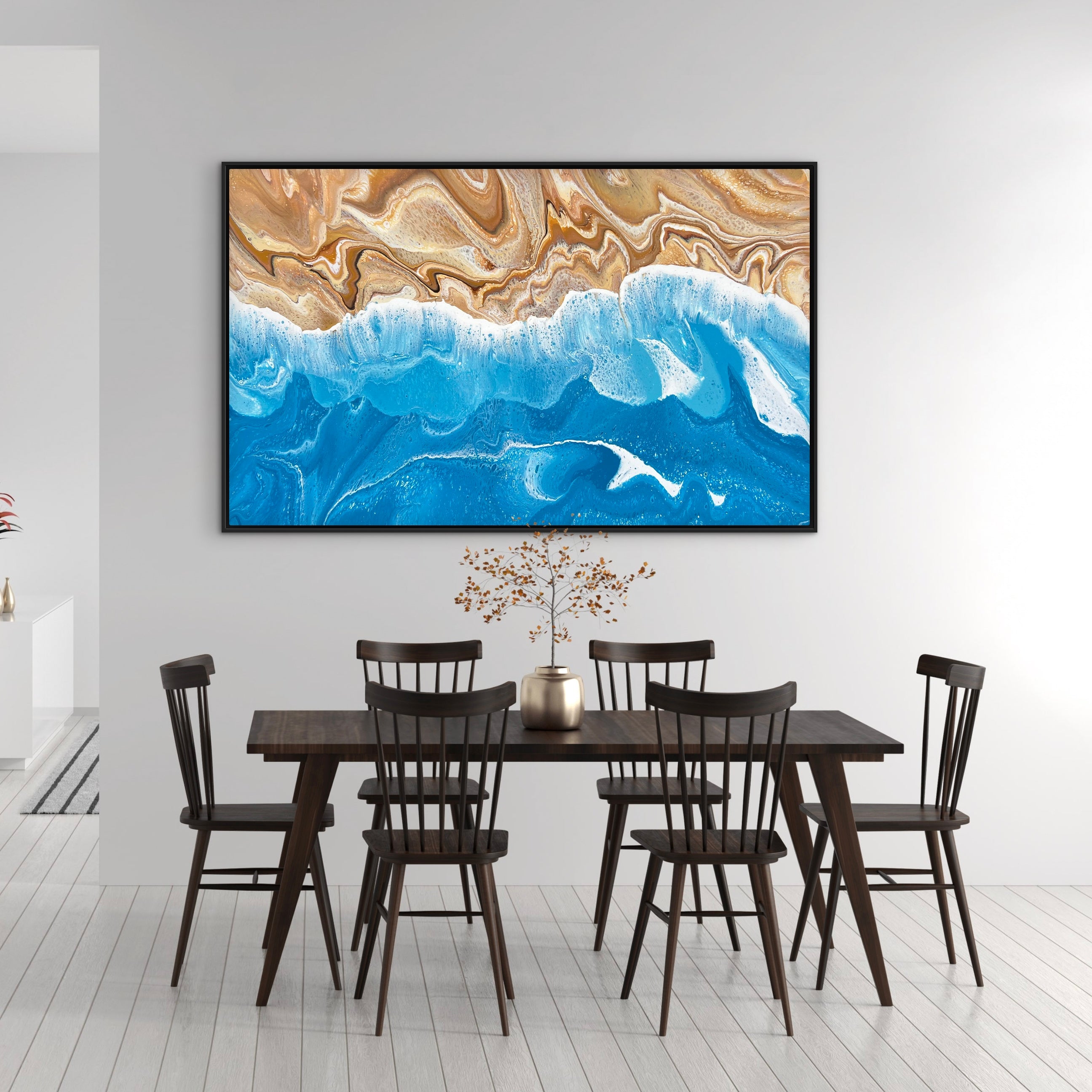 Ocean Pulse 160cm x 100cm Beach Abstract Art Painting