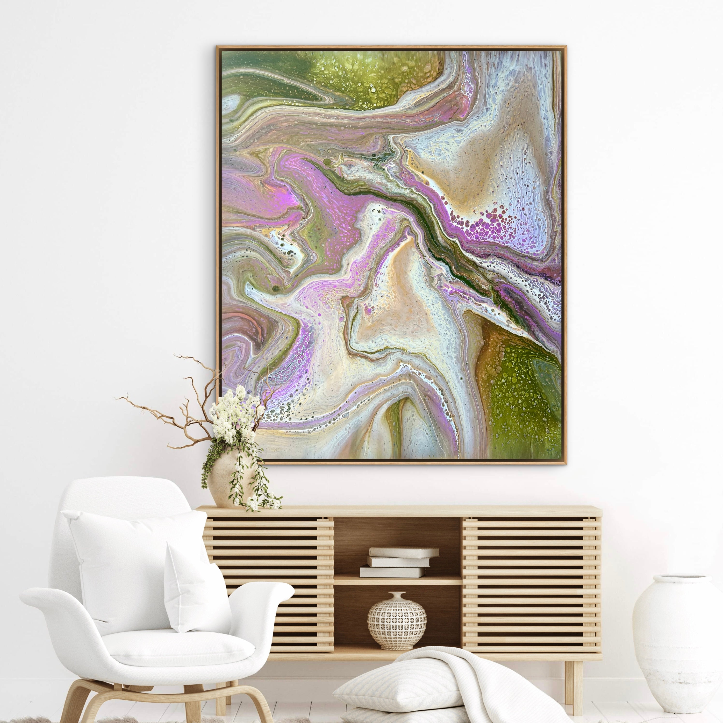 Wild Berry 120cm x 100cm Abstract Art Painting
