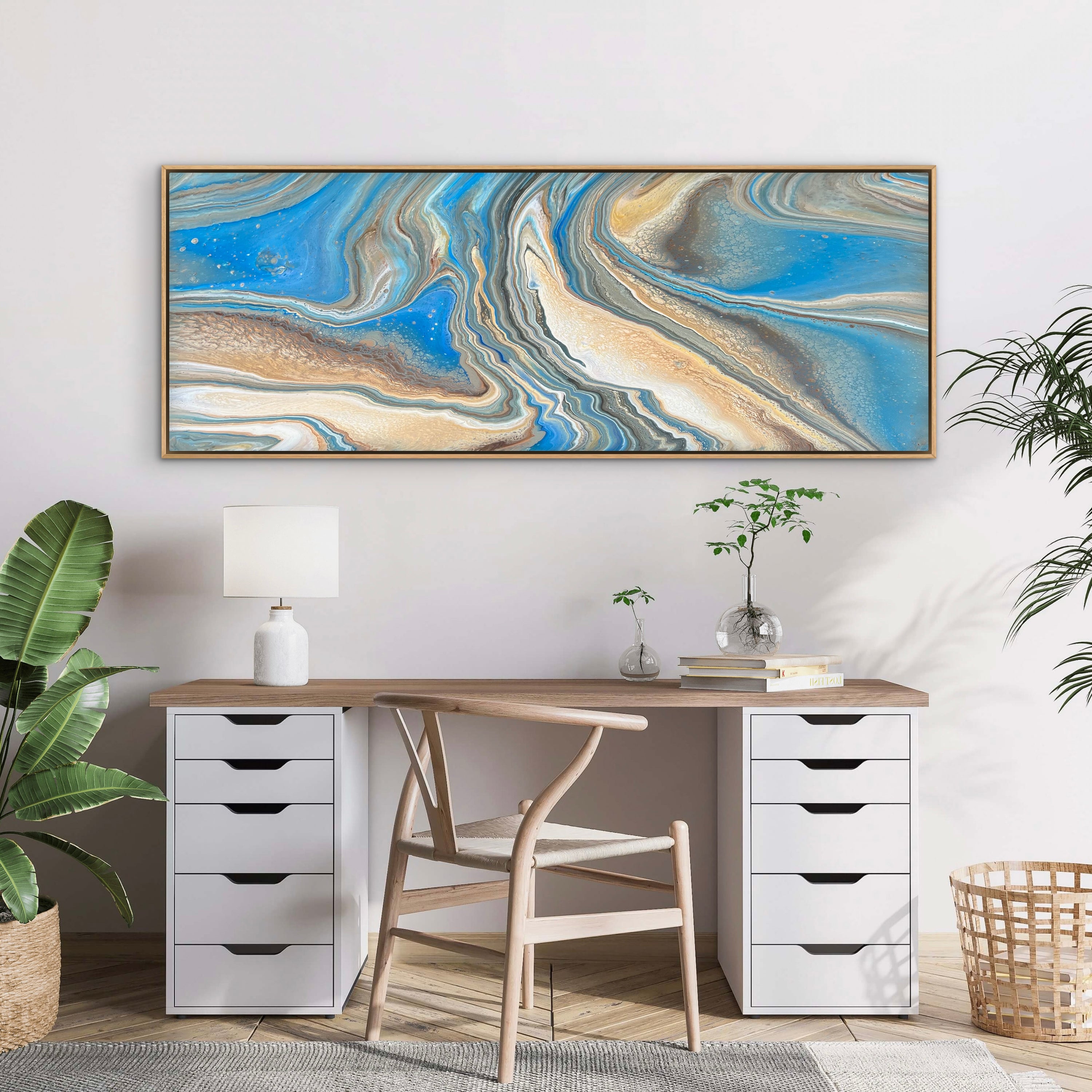 Tidal Trance 160cm x 60cm Abstract Art Painting