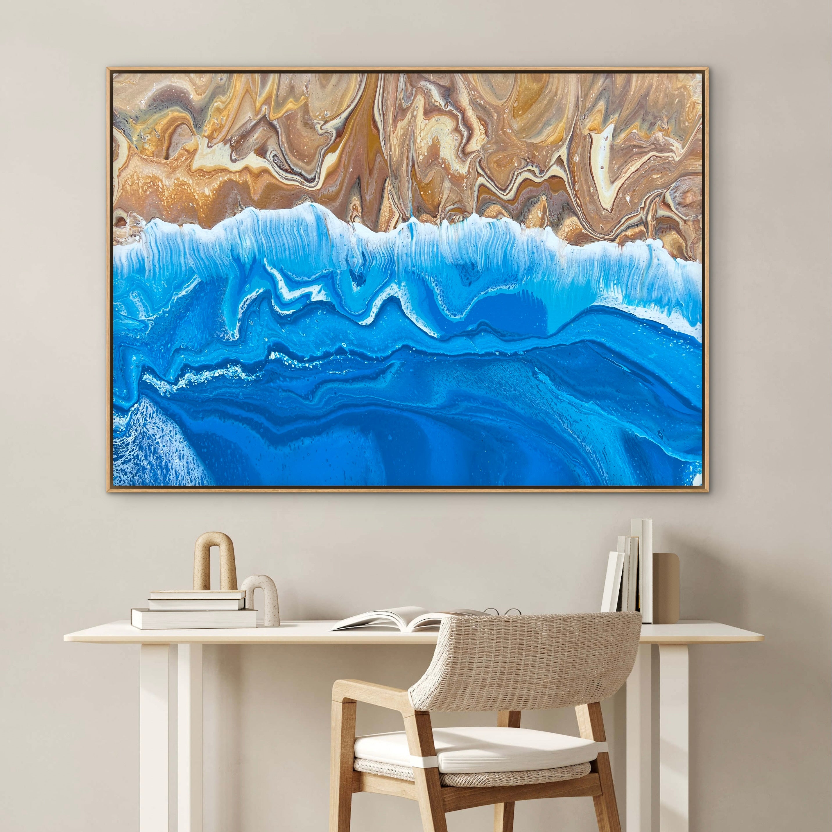 Rising Tide 140cm x 100cm Beach Abstract Art Painting