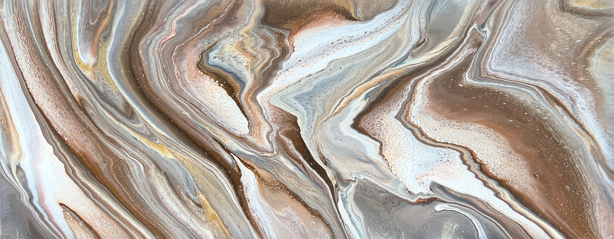 Slated Earth 200cm x 80cm Abstract Art Painting