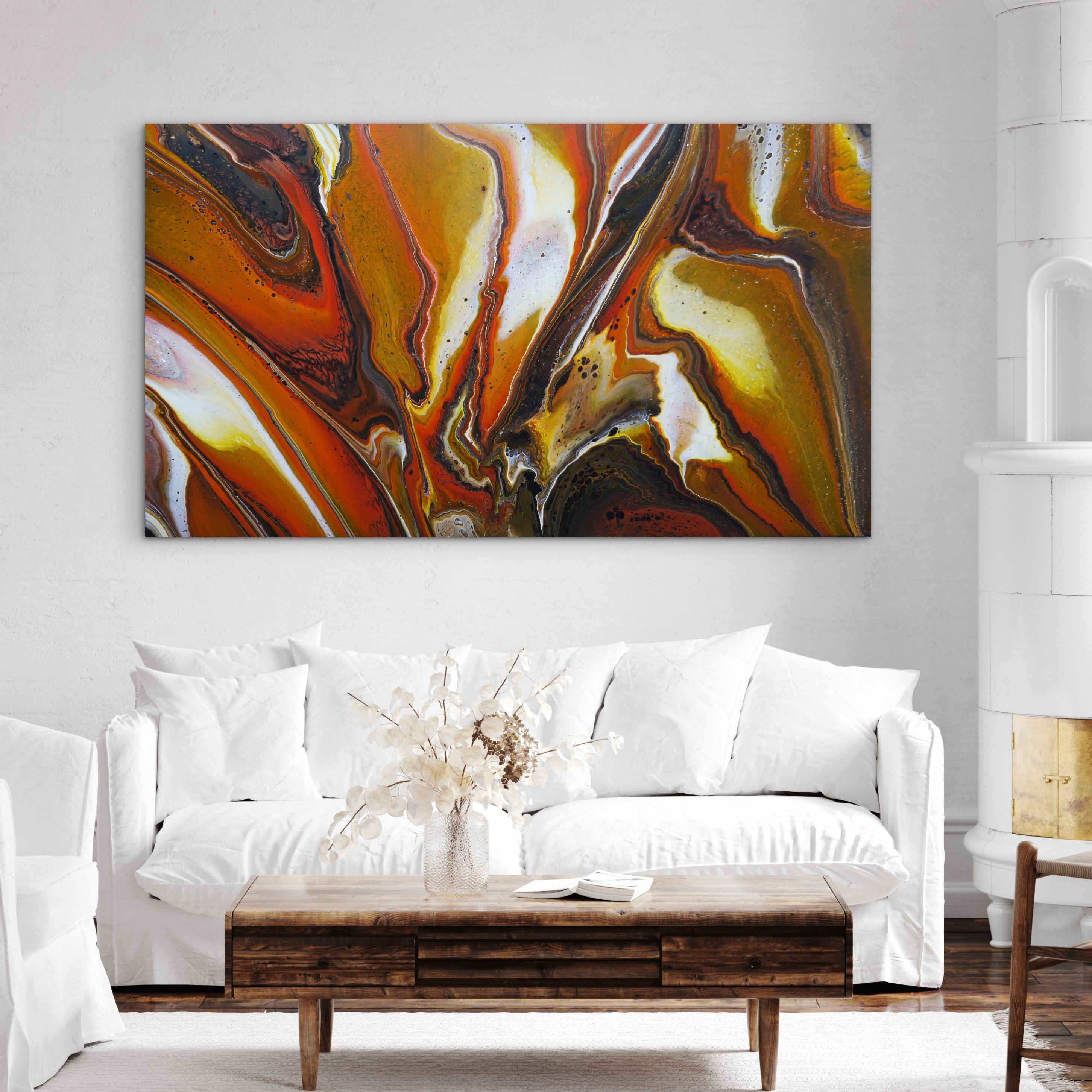 The Backcountry 160cm x 100cm Abstract Art Painting