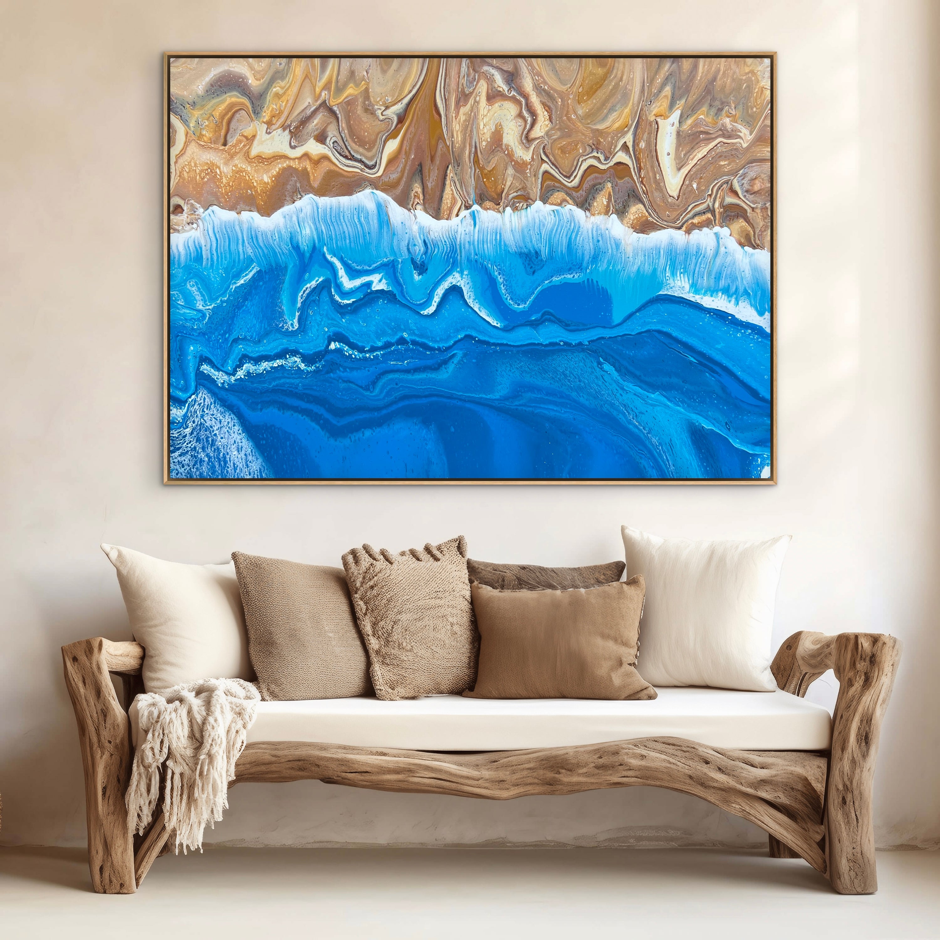 Rising Tide 140cm x 100cm Beach Abstract Art Painting