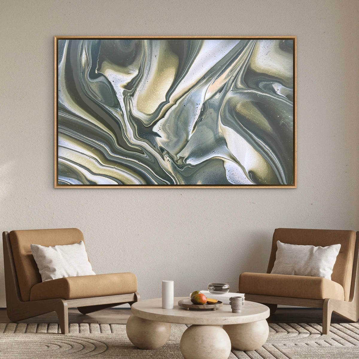 Sage 160cm x 100cm Abstract Art Painting
