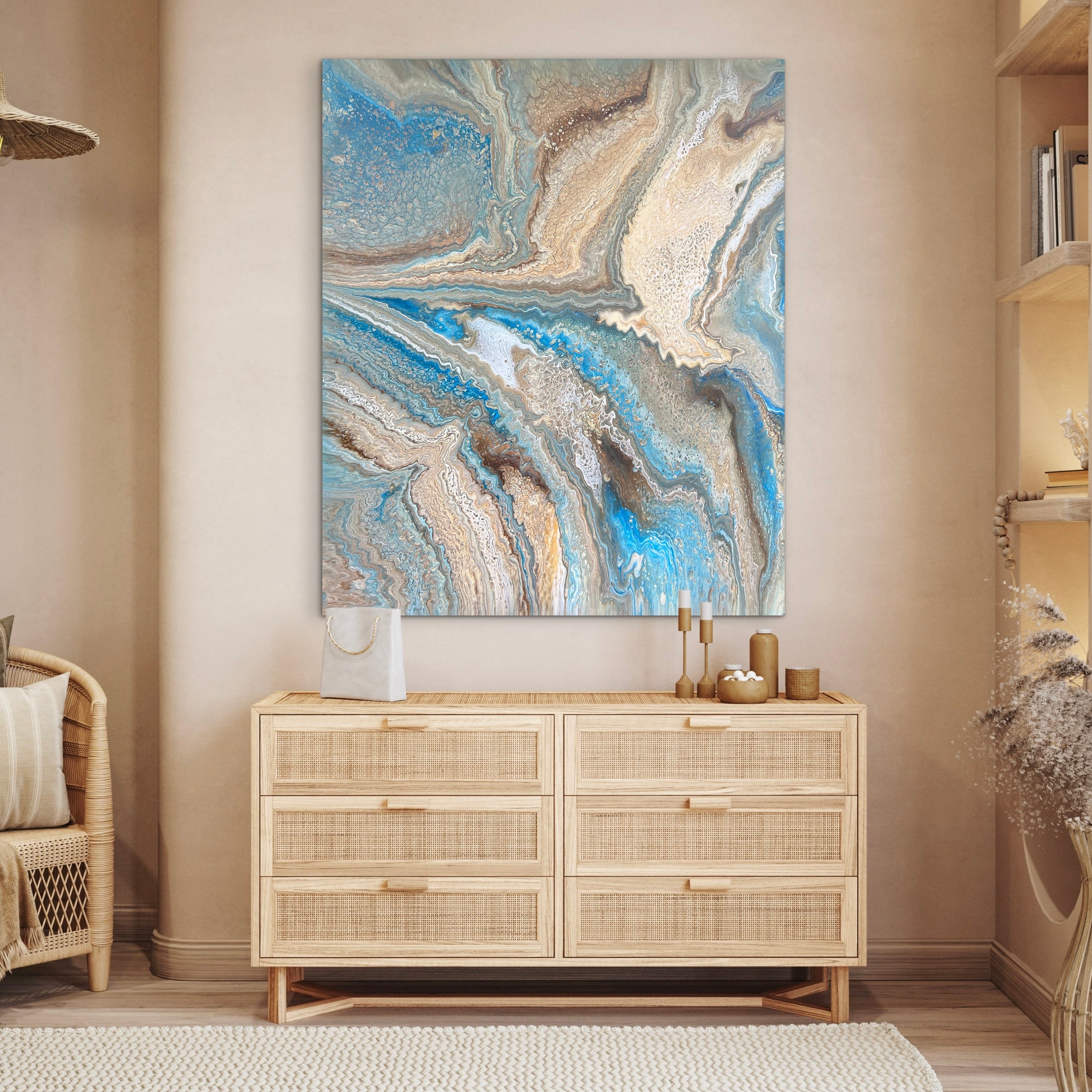 Drifting 120cm x 100cm Abstract Art Painting