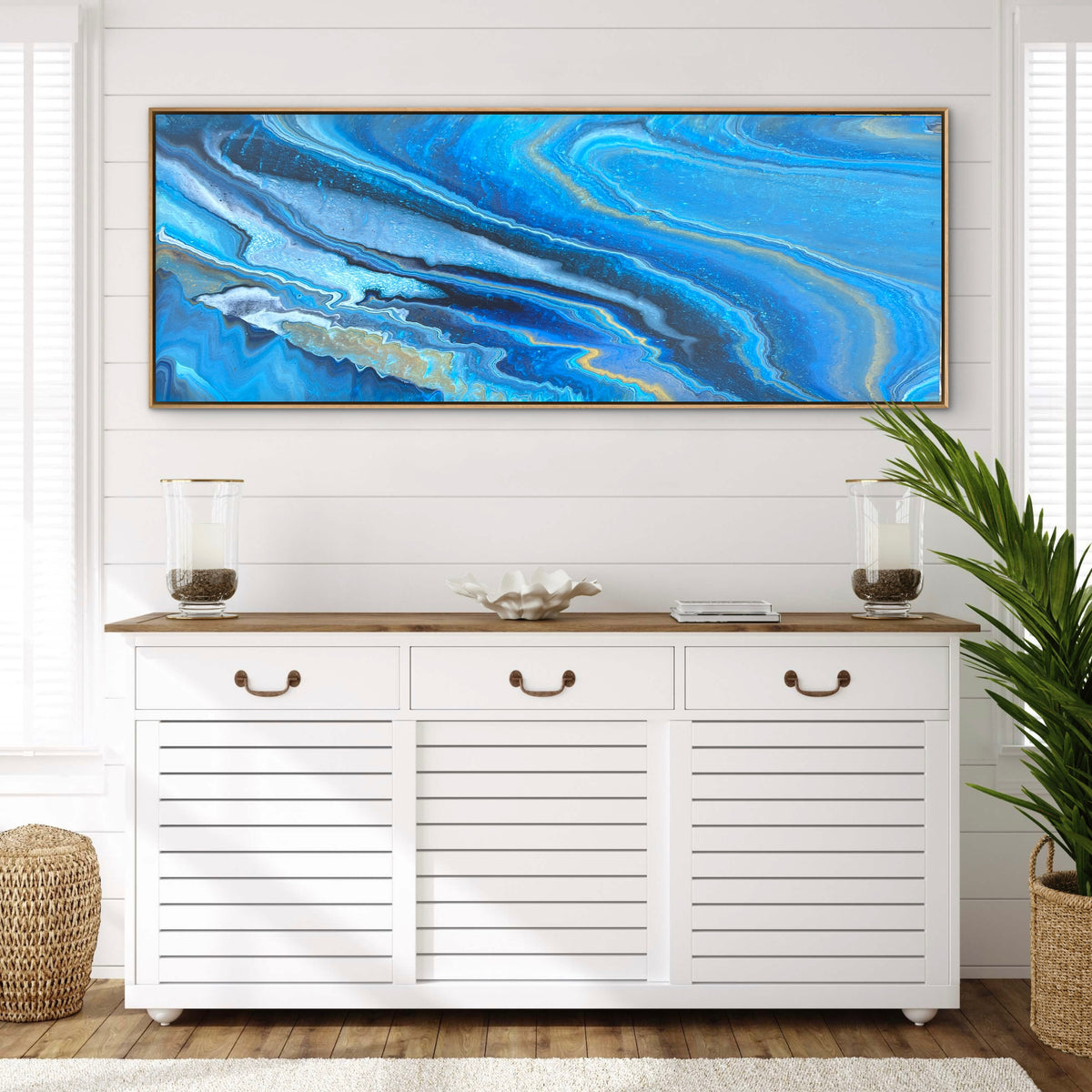 Ripple 160cm x 60cm Abstract Art Painting