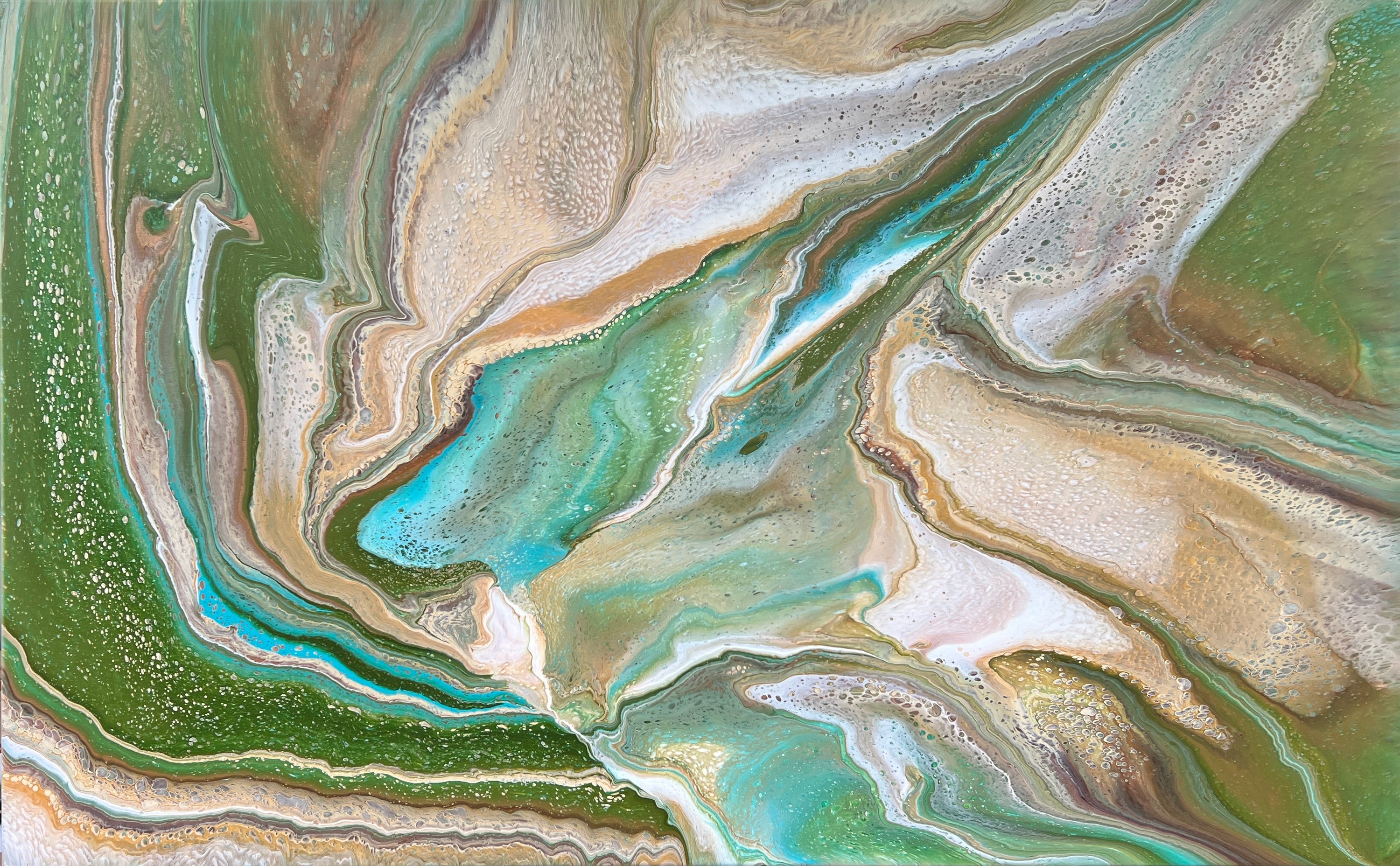 Natures Serenity 160cm x 100cm Abstract Art Painting
