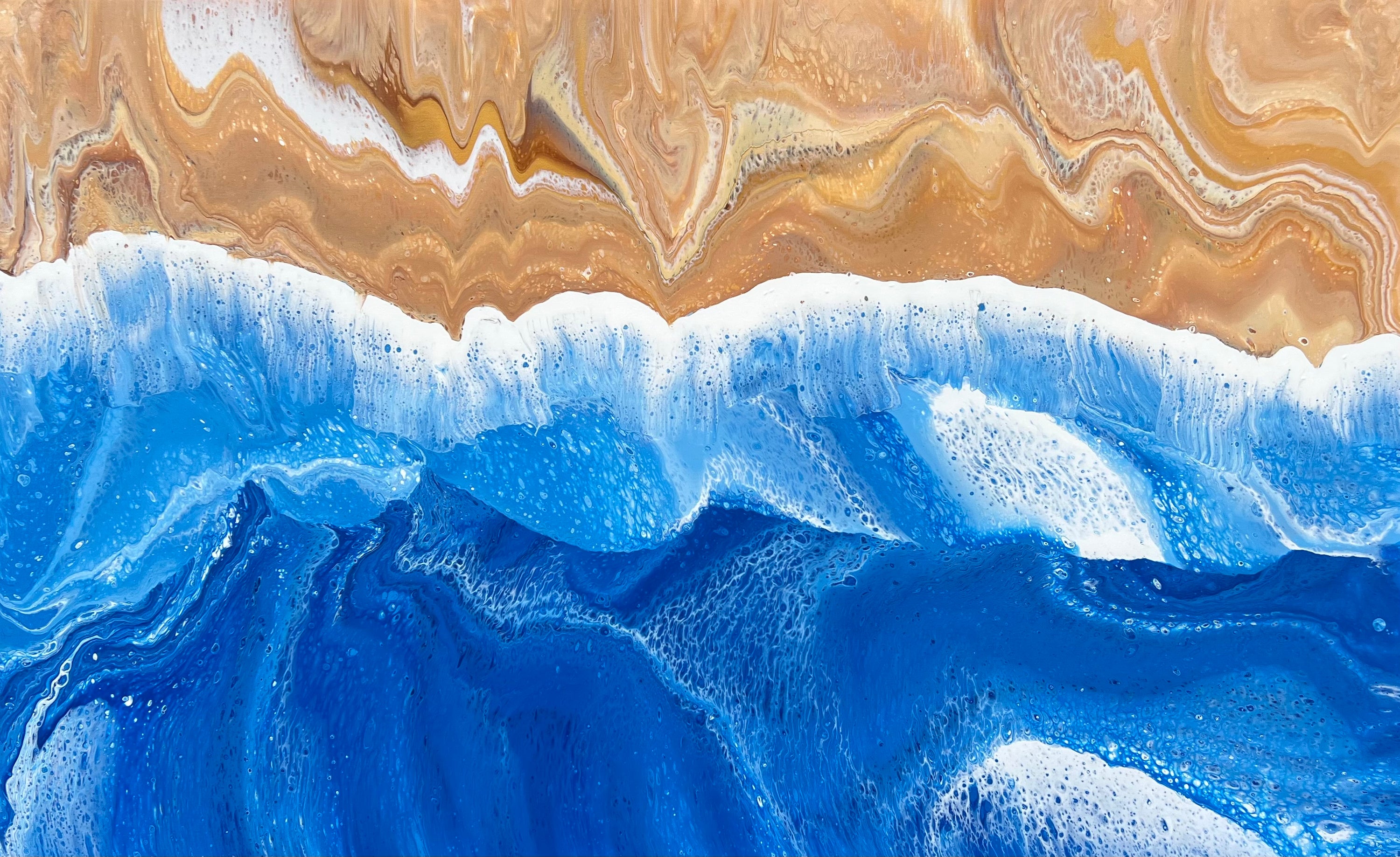 Salt Breeze 160cm x 100cm Beach Abstract Art Painting