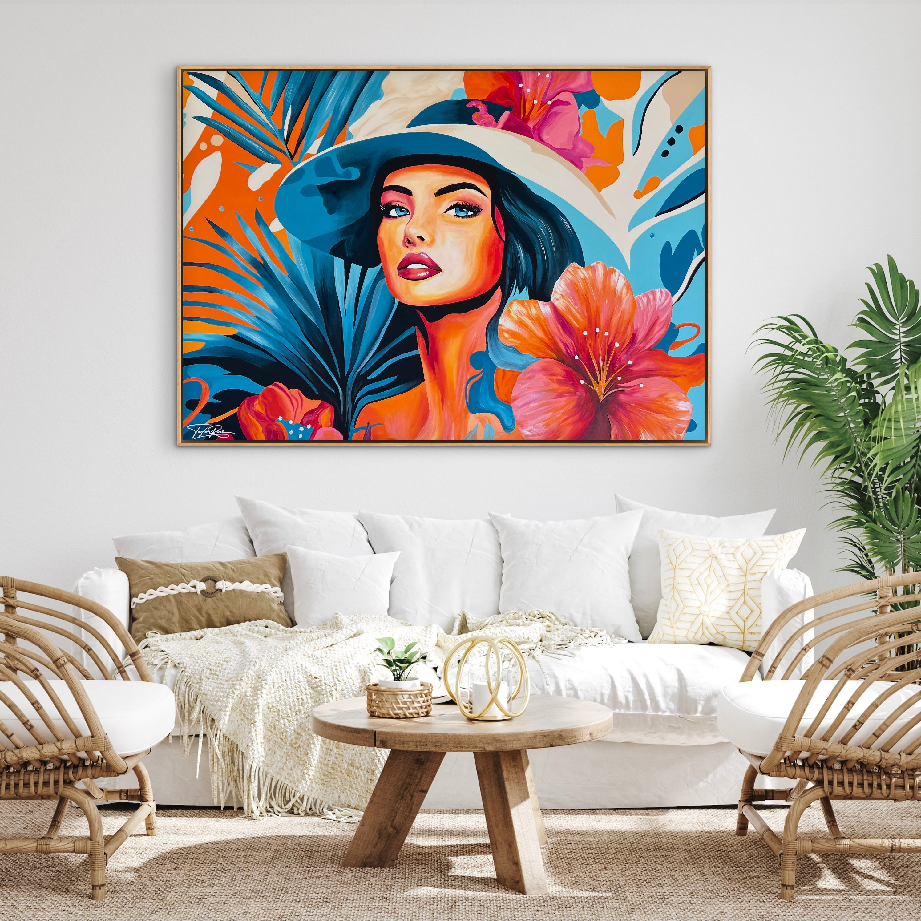 Tropical Summer 140cm x 100cm Abstract Realism Pop Art Painting