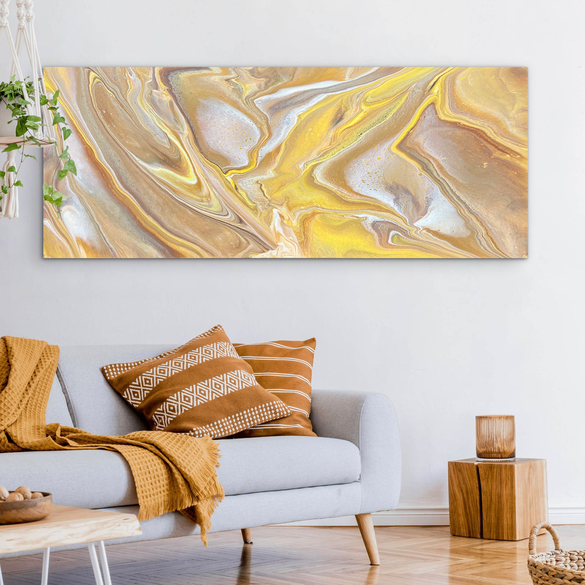 Sunlit 200cm x 80cm Abstract Art Painting