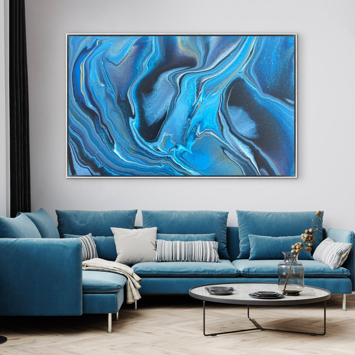 Marine Movement 160cm x 100cm Abstract Art Painting