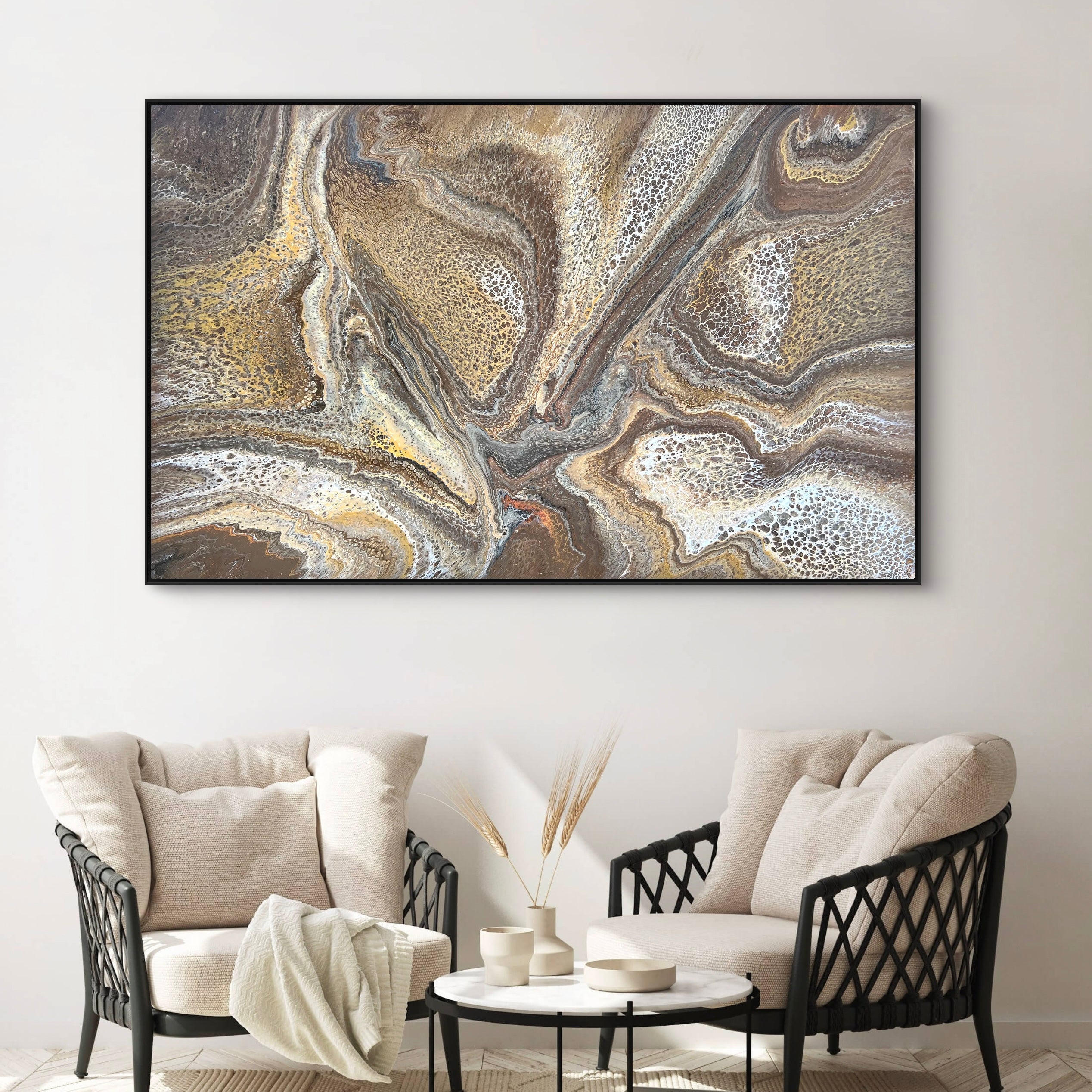 Rustic Outlands 160cm x 100cm Abstract Art Painting
