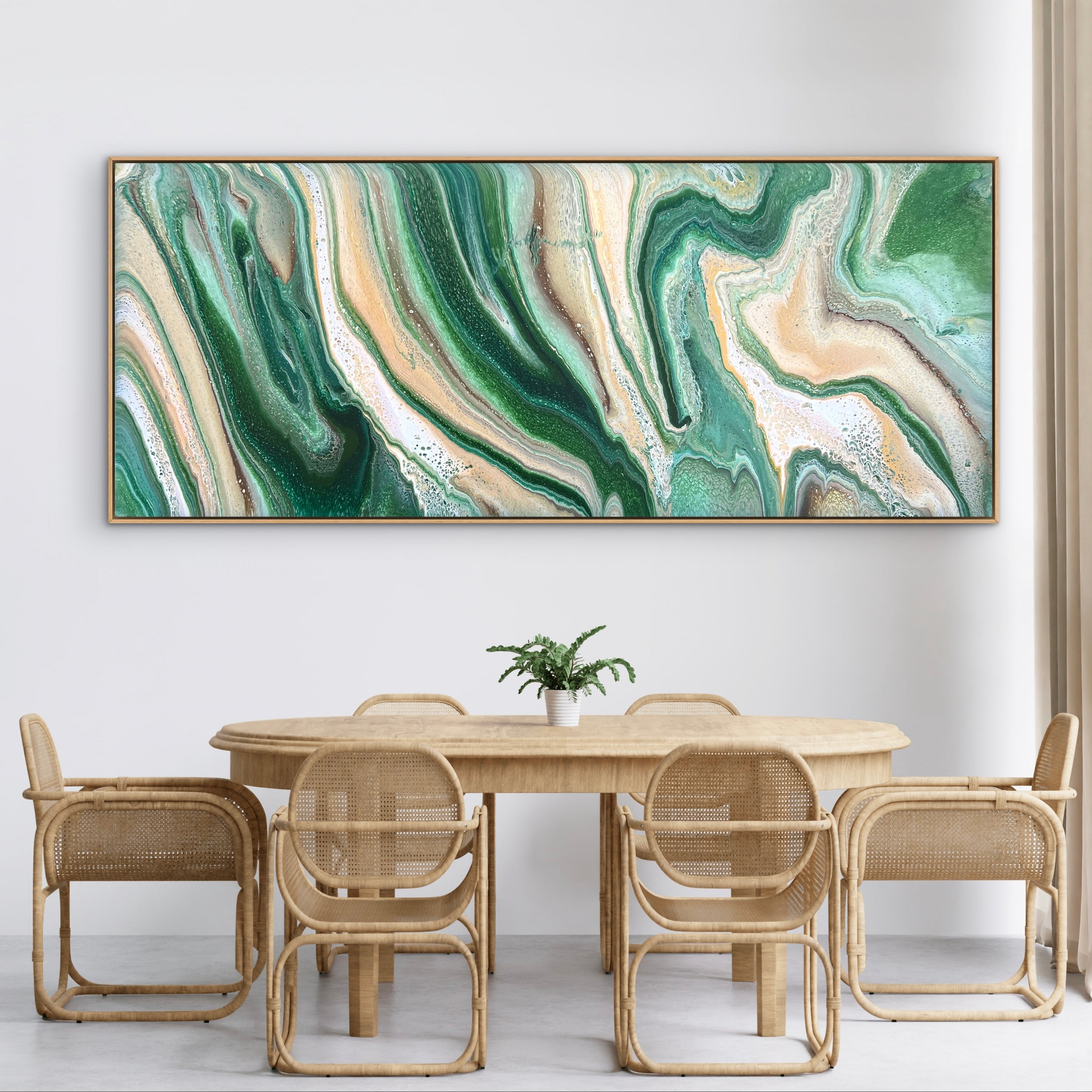 Aetherwood 240cm x 100cm Abstract Art Painting