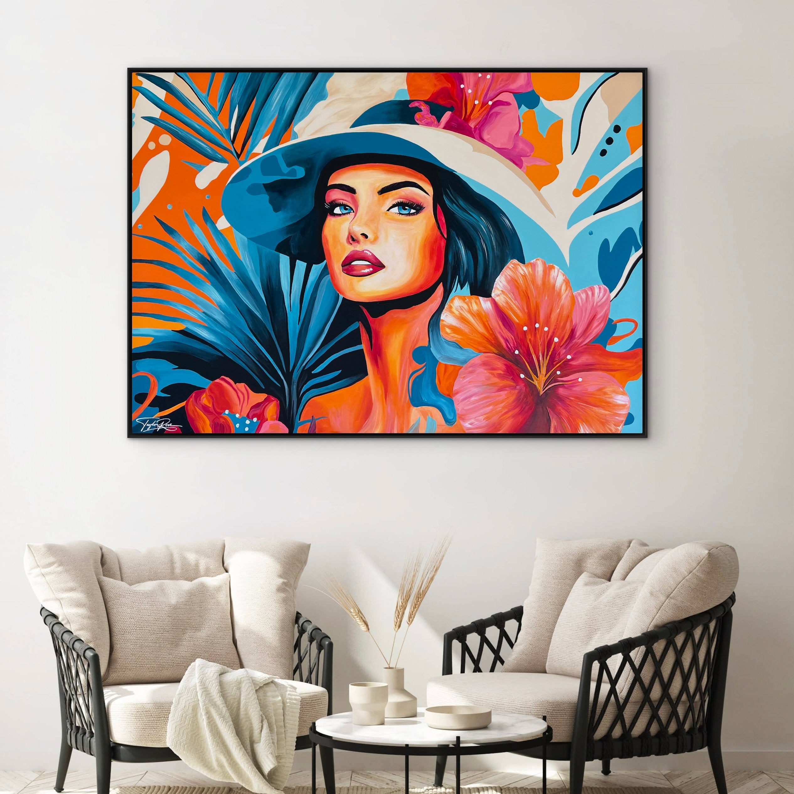Tropical Summer 140cm x 100cm Abstract Realism Pop Art Painting