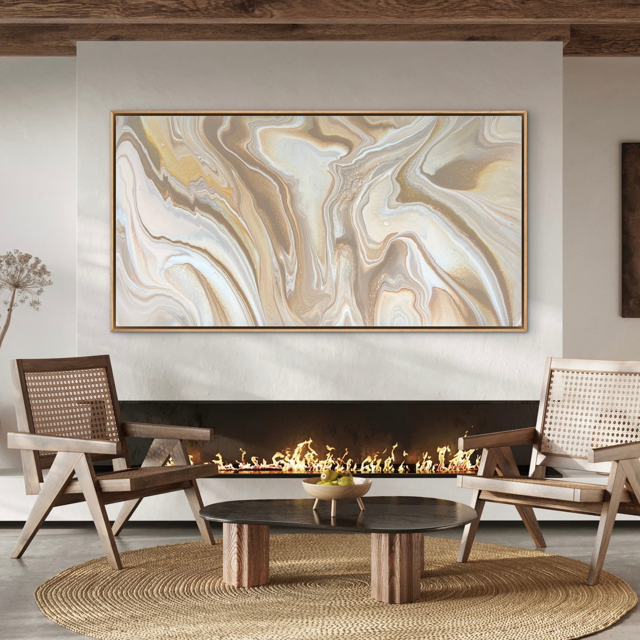 Pure 190cm x 100cm Abstract Art Painting