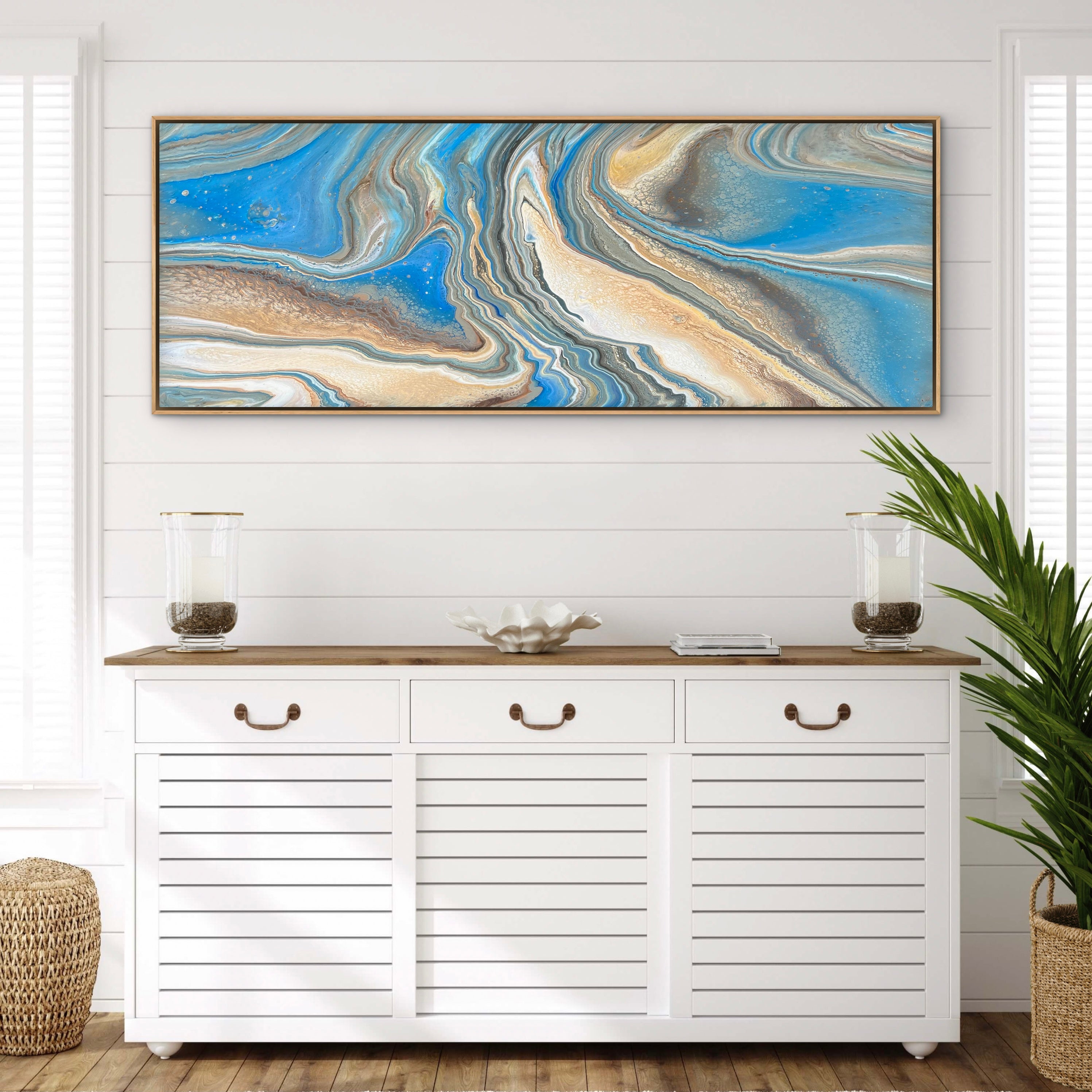Tidal Trance 160cm x 60cm Abstract Art Painting