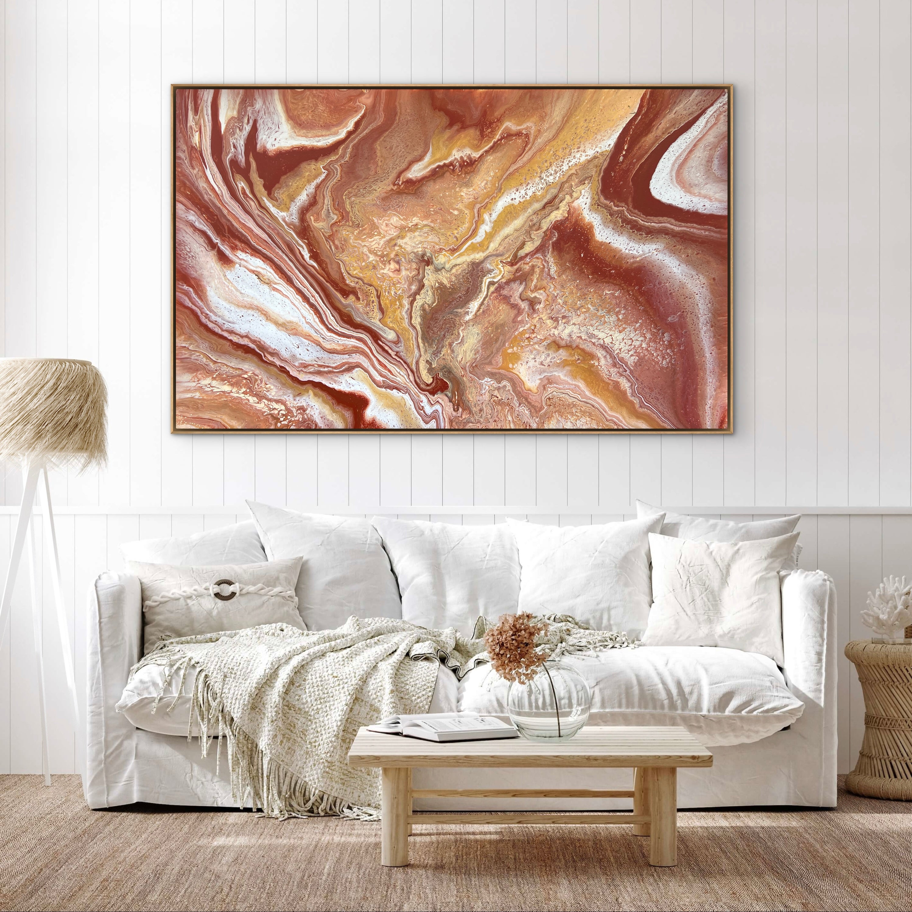 Red Rock 160cm x 100cm Abstract Art Painting