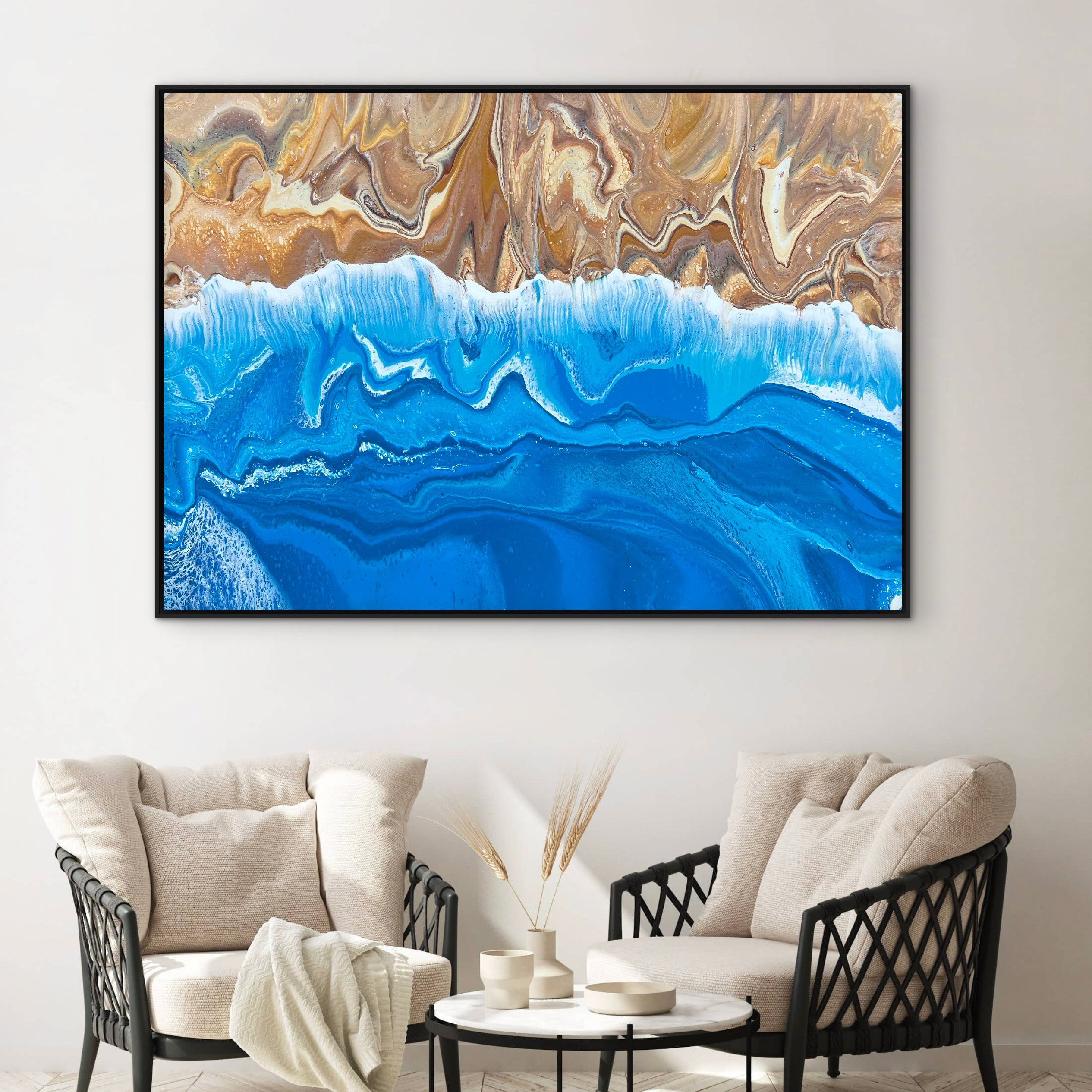 Rising Tide 140cm x 100cm Beach Abstract Art Painting