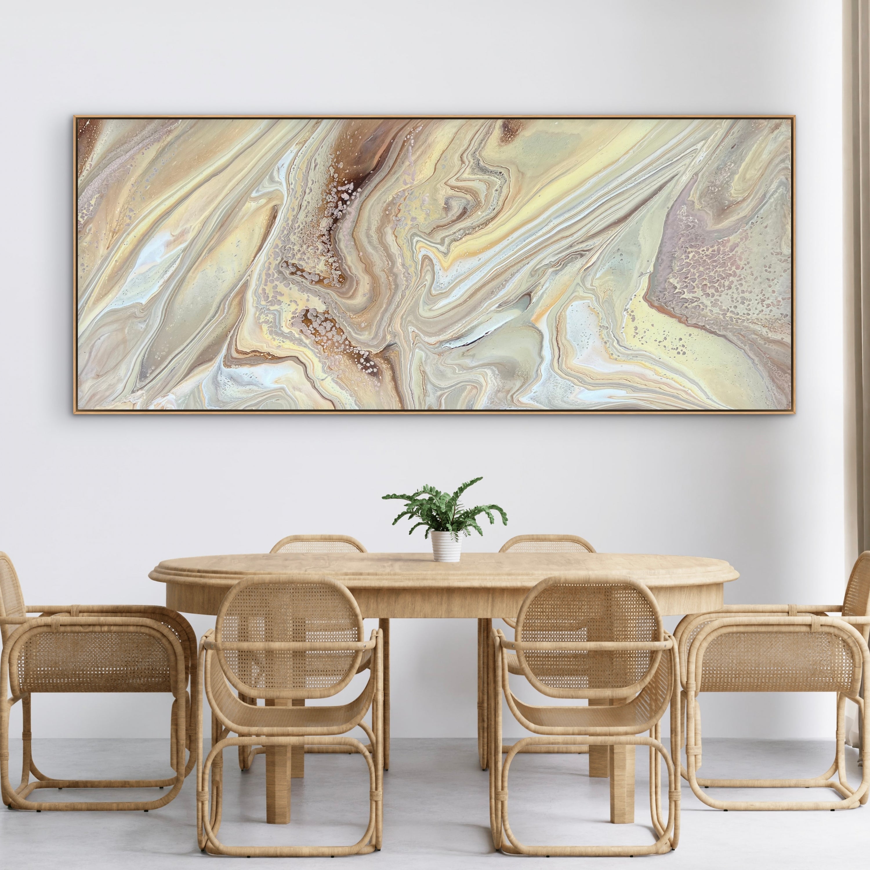 Iremia (Meaning Calm) 240cm x 100cm Abstract Art Painting