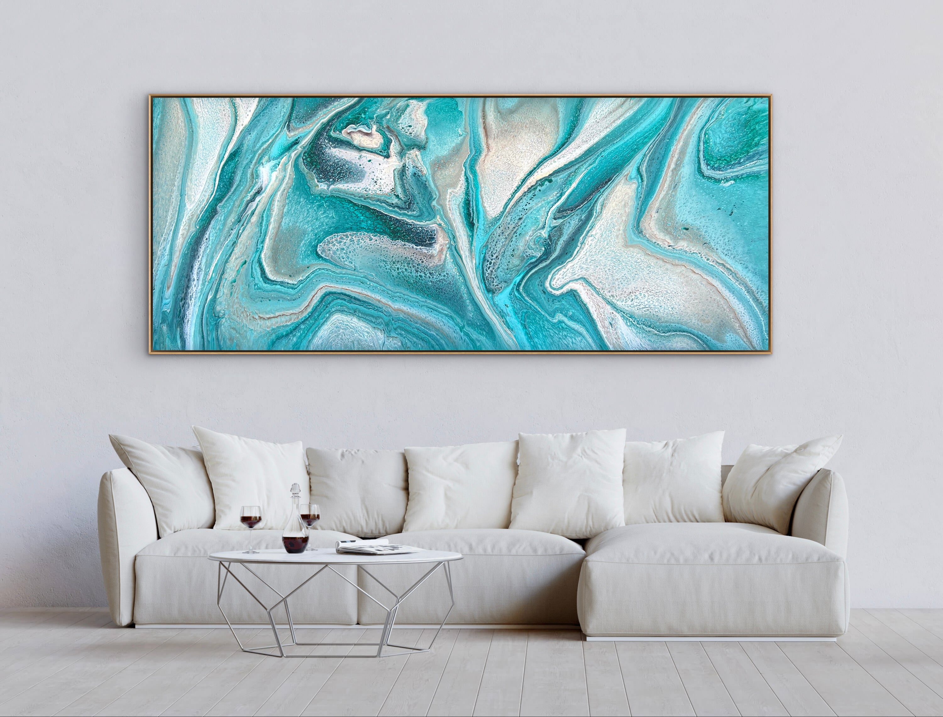 The Cove 240cm x 100cm Abstract Art Painting