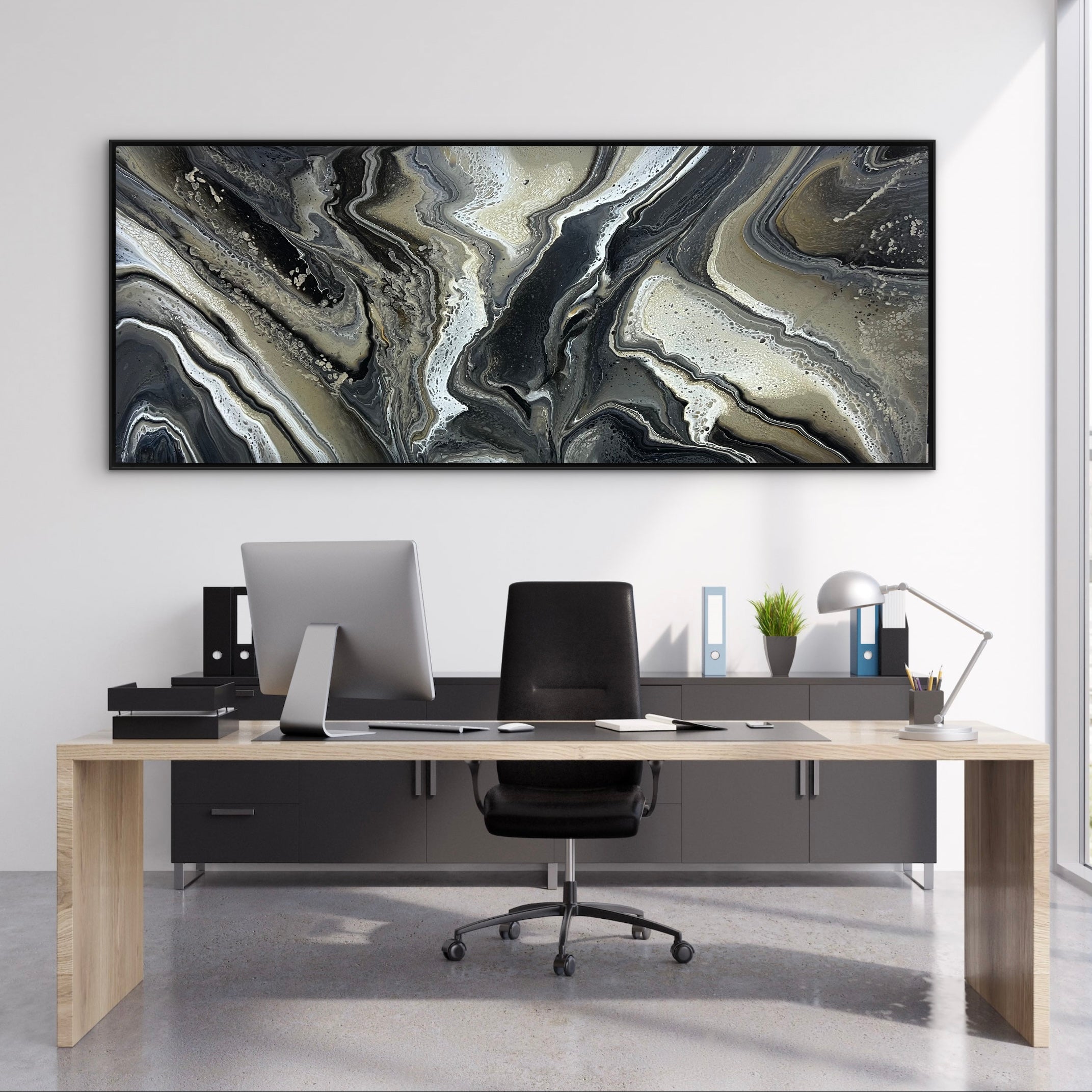 Shadow 200cm x 80cm Abstract Art Painting