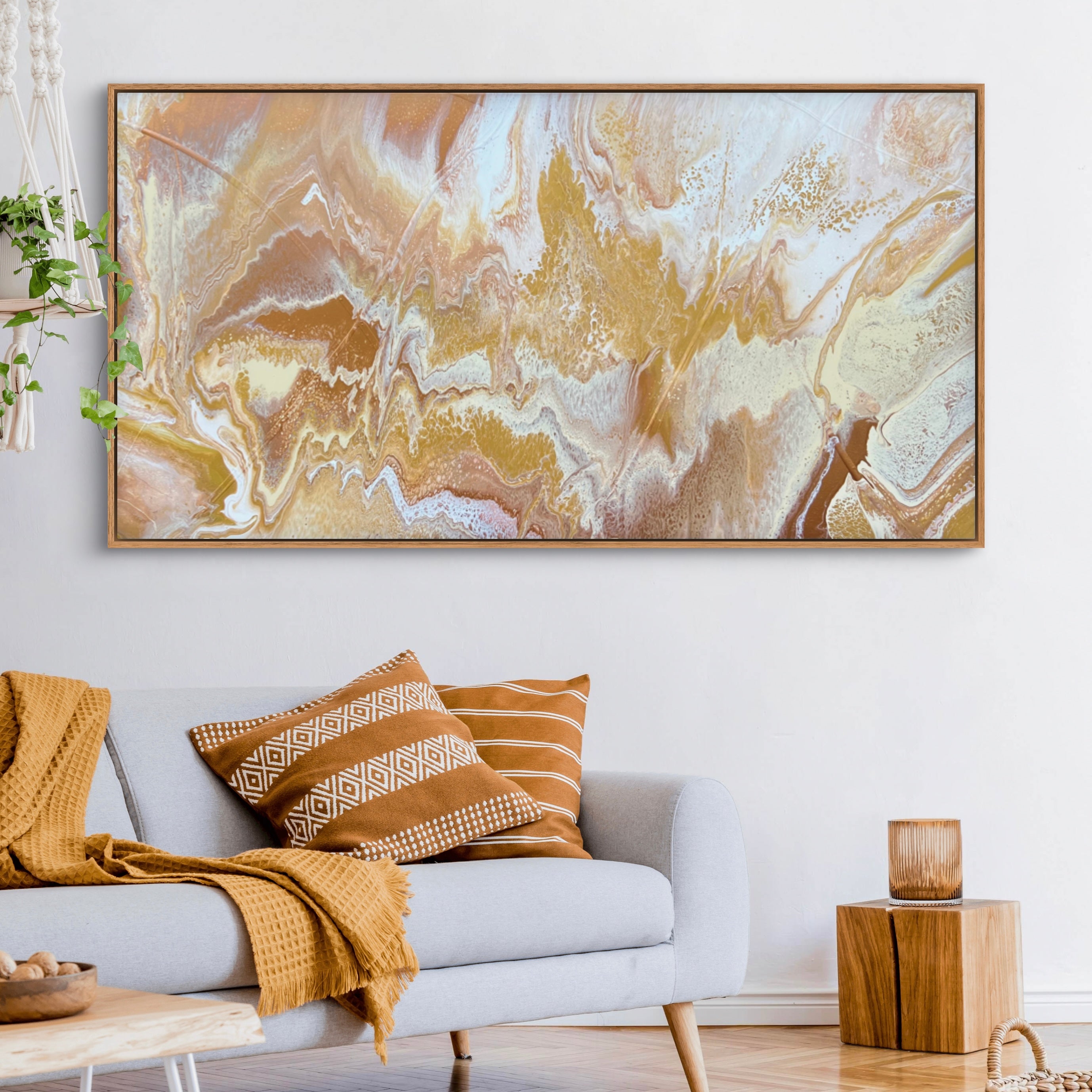 Natural Sardonyx 190cm x 100cm Textured Abstract Art Painting