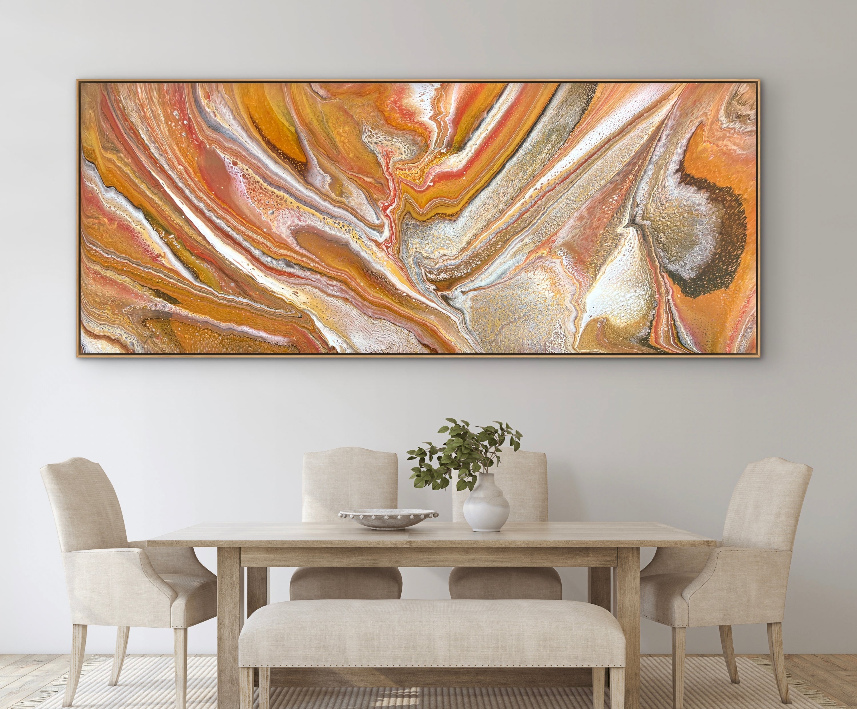 Sienna Essence 240cm x 100cm Abstract Art Painting (SOLD)