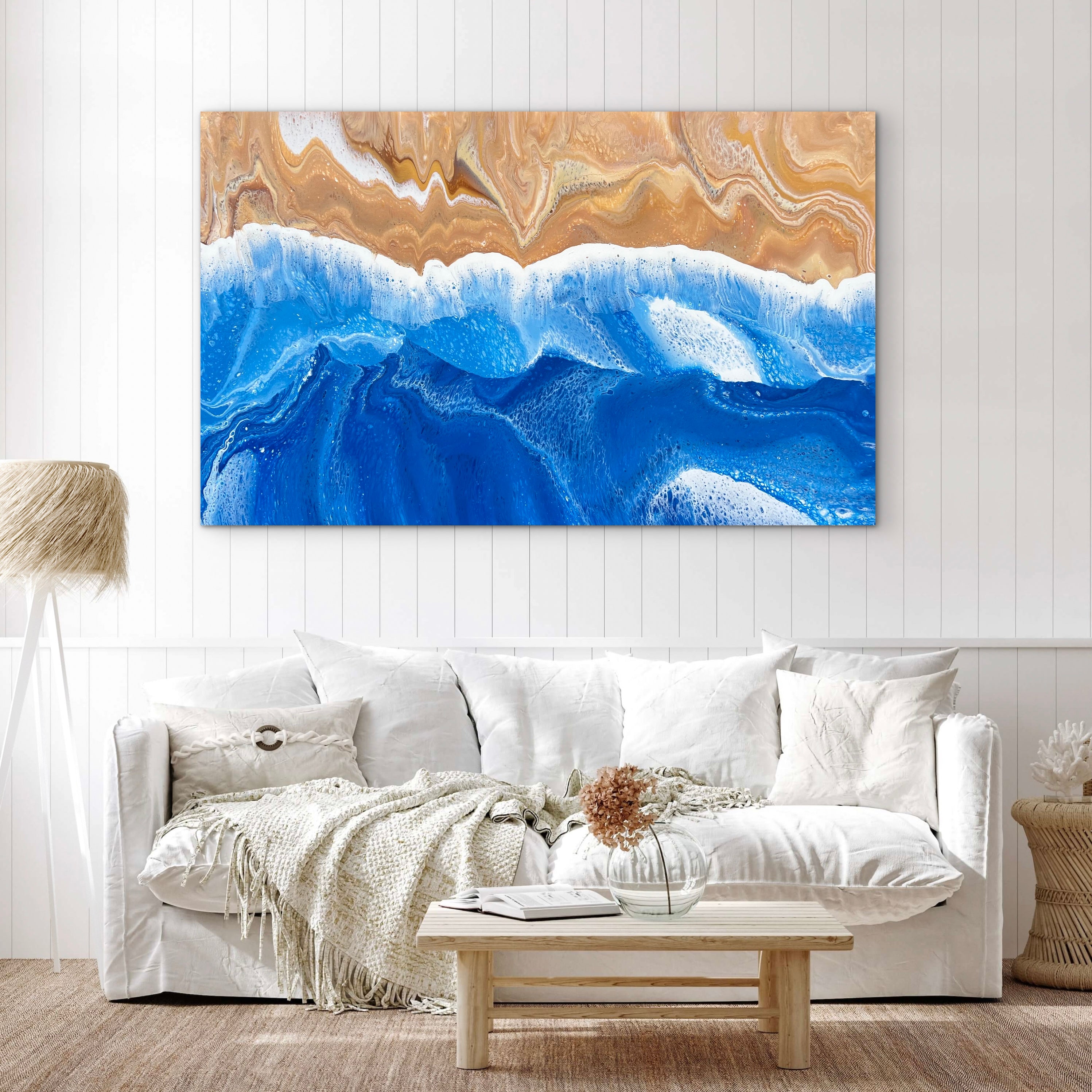 Salt Breeze 160cm x 100cm Beach Abstract Art Painting