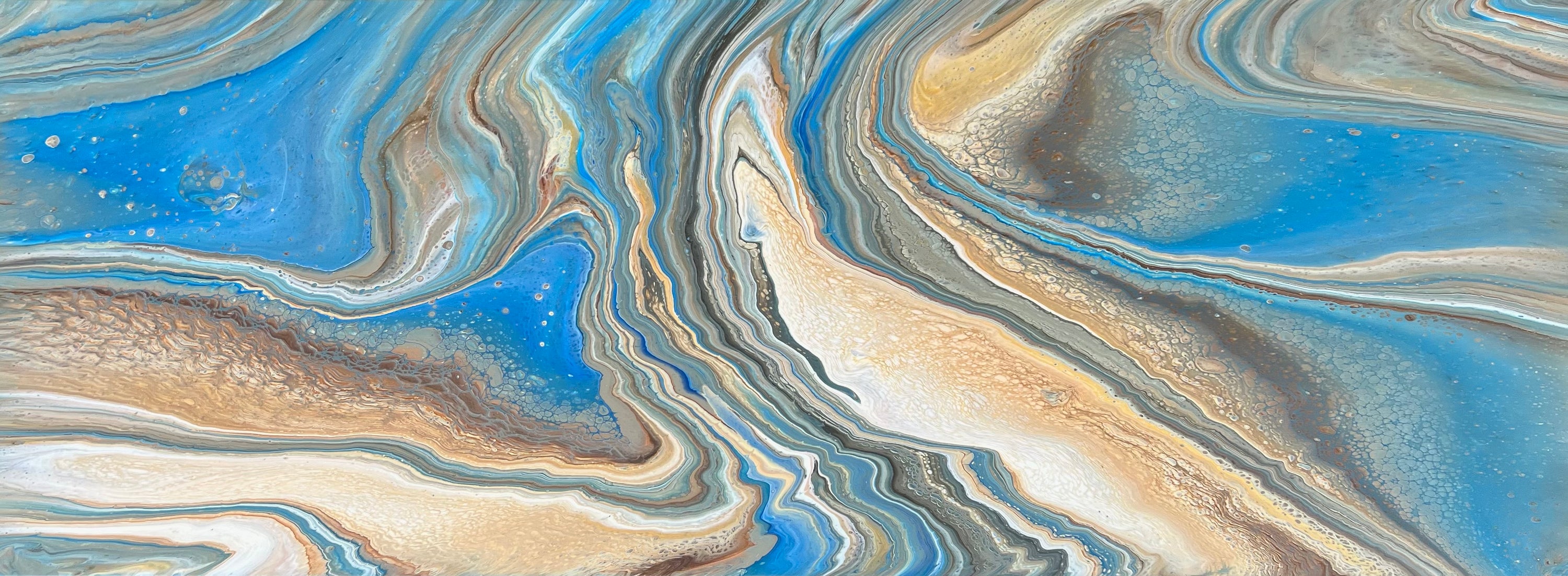 Tidal Trance 160cm x 60cm Abstract Art Painting