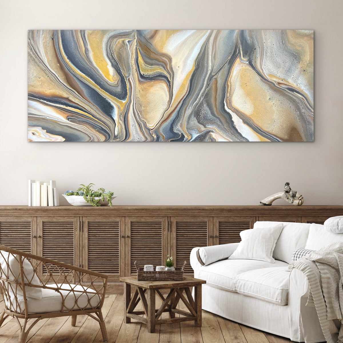 Tectonic 200cm x 80cm Abstract Art Painting